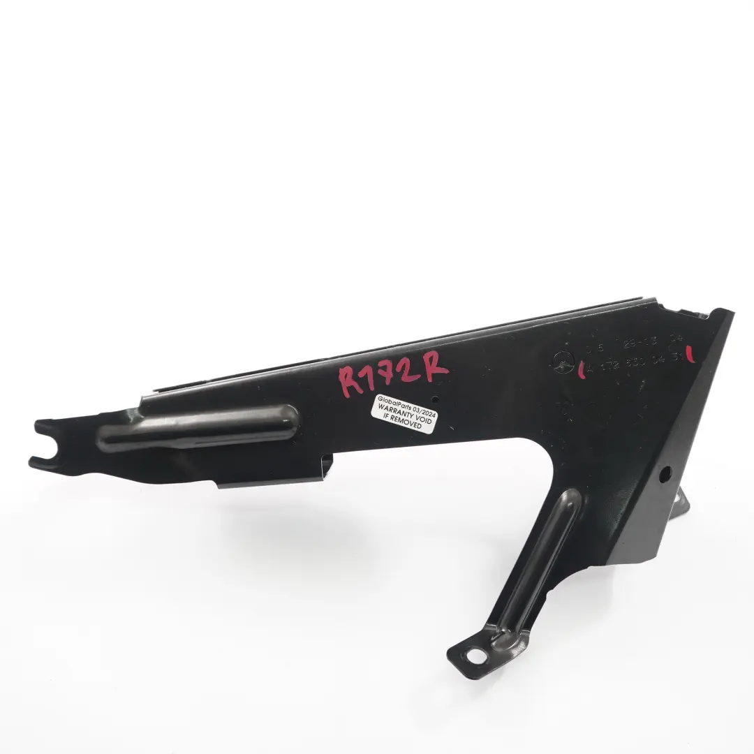 Soporte de maletero derecho para Mercedes SLK R172 con número de pieza A1726300431 Mercedes SLK R172 Soporte de maletero derecho - SKU A1726300431 - Número de pieza A1726300431