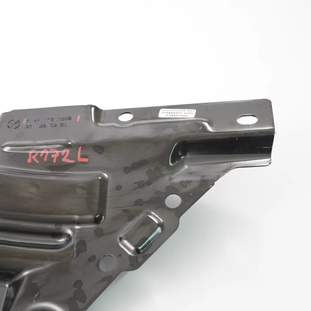 Corner Bracket Rear Left N/S Mount Holder to Mercedes SLK R172 with Part number A1726400000 Mercedes SLK R172 Corner Bracket Rear Left N/S Mount Holder - SKU A1726400000 - Part number A1726400000