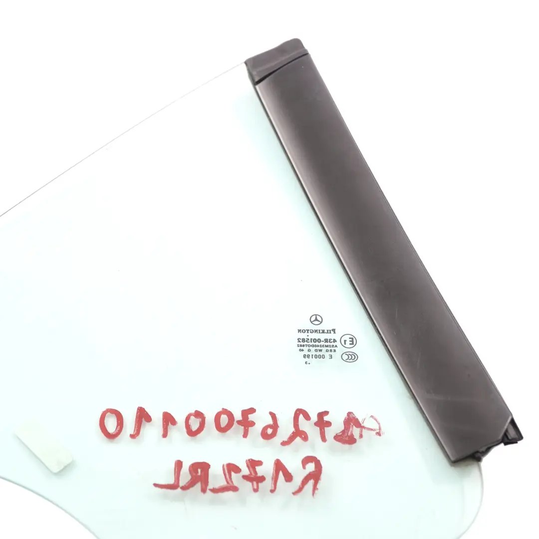 Descapotable Cristal Ventana Lateral Izquierda AS2 para Mercedes SLK R172 con número de pieza A1726700110 Mercedes SLK R172 Descapotable Cristal Ventana Lateral Izquierda AS2 - SKU A1726700110 - Número de pieza A1726700110