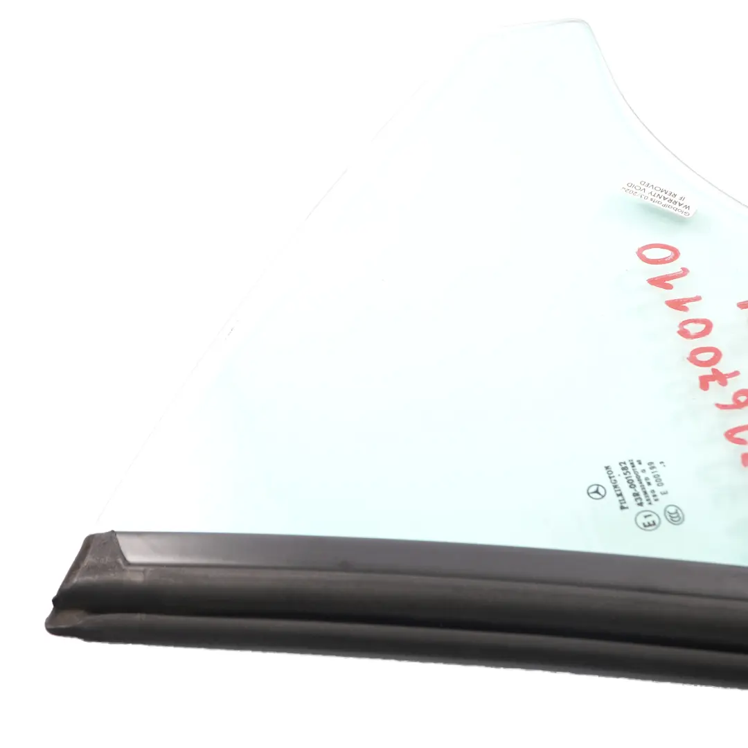 Side Window Glass Rear Left N/S AS2 to Mercedes SLK R172 Convertible with Part number A1726700110 Mercedes SLK R172 Convertible Side Window Glass Rear Left N/S AS2 - SKU A1726700110 - Part number A1726700110
