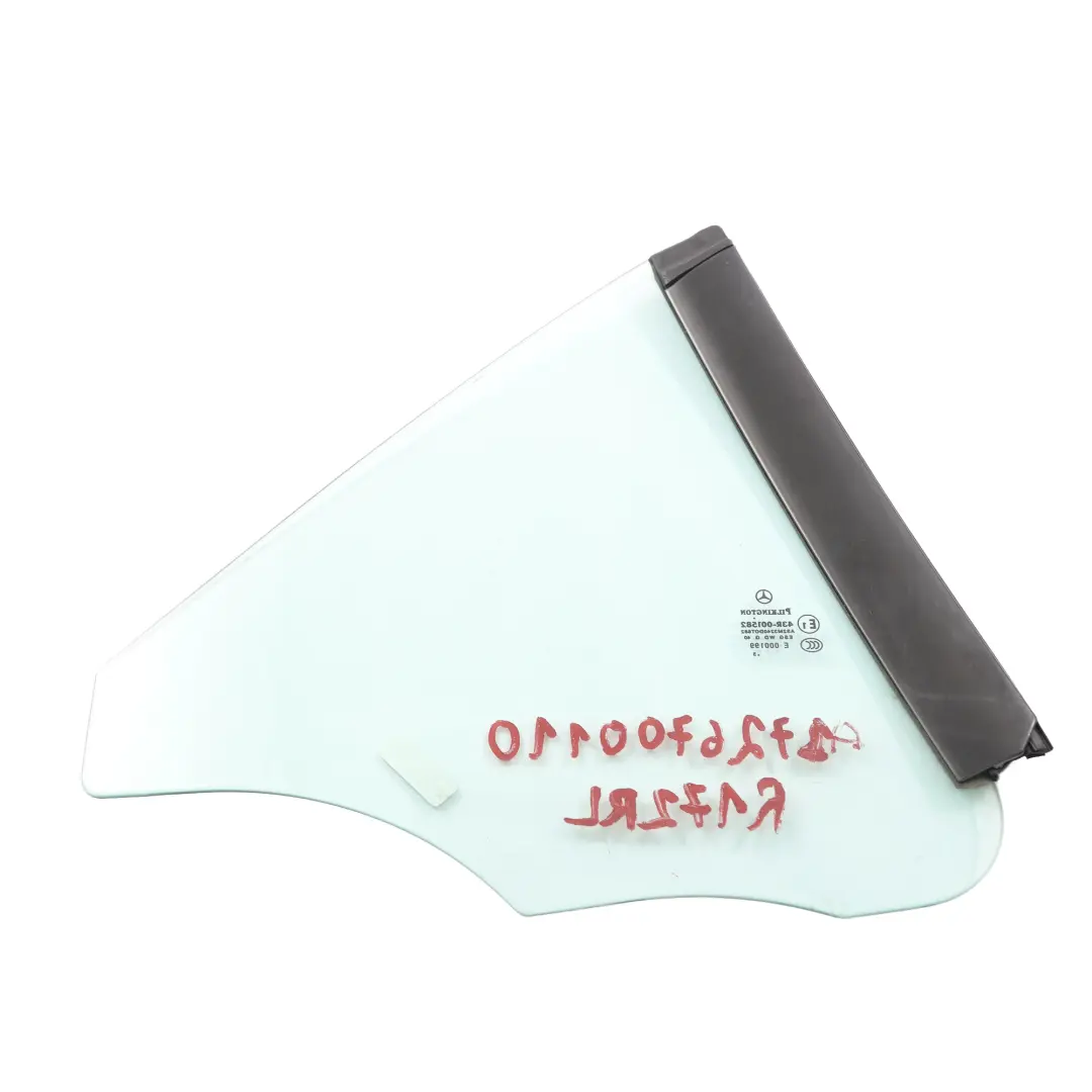 Seitenscheibenglas hinten links AS2 für Mercedes SLK R172 Cabrio mit Teilenummer A1726700110 Mercedes SLK R172 Cabrio Seitenscheibenglas hinten links AS2 - SKU A1726700110 - Teilenummer A1726700110