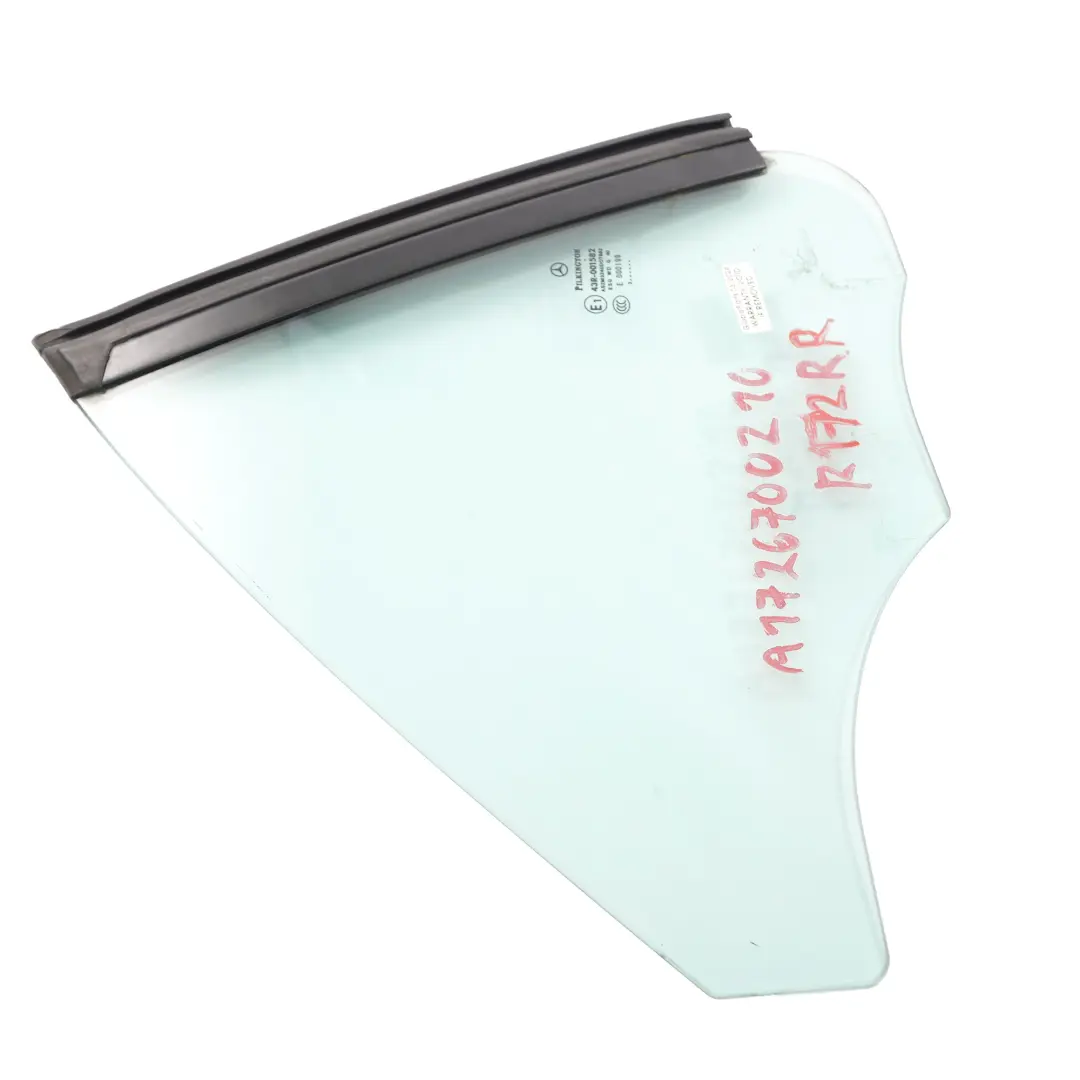 Side Window Glass Rear Right O/S AS2 to Mercedes SLK R172 Convertible with Part number A1726700210 Mercedes SLK R172 Convertible Side Window Glass Rear Right O/S AS2 - SKU A1726700210 - Part number A1726700210