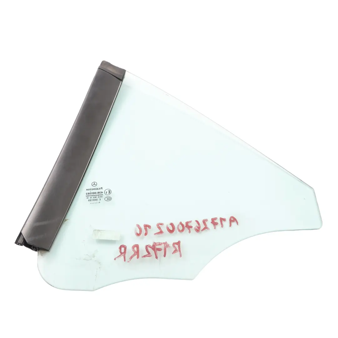 Side Window Glass Rear Right O/S AS2 to Mercedes SLK R172 Convertible with Part number A1726700210 Mercedes SLK R172 Convertible Side Window Glass Rear Right O/S AS2 - SKU A1726700210 - Part number A1726700210