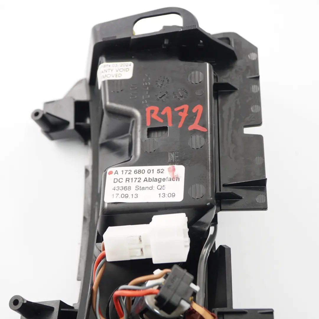 Mercedes SLK R172 Consolle Centrale Rivestimento Posacenere Presa 12V Alluminio - SKU A1726800152 - Numero di parte A1726800152