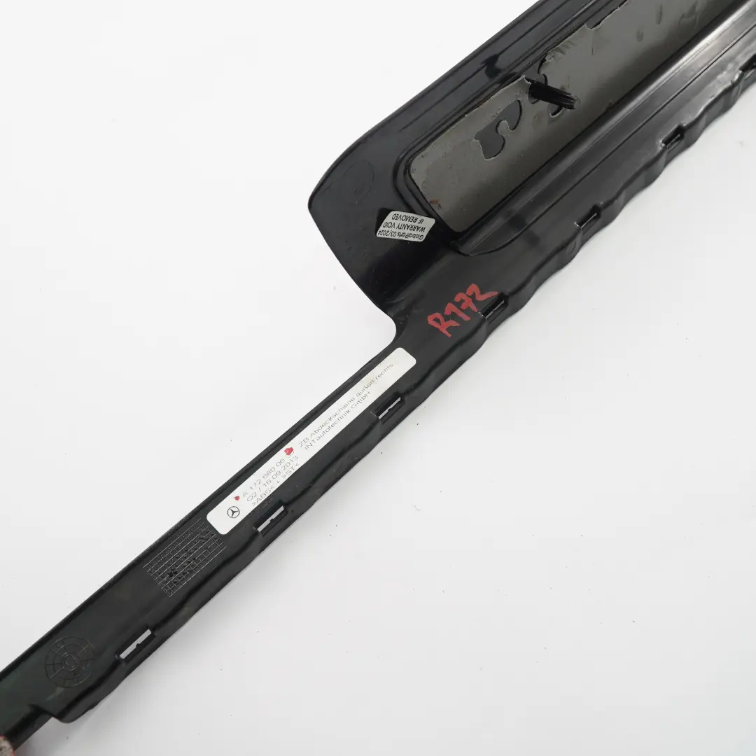 Door Sill Front Right O/S Step Plate Entrance Cover to Mercedes R172 with Part number A1726800635 Mercedes R172 Door Sill Front Right O/S Step Plate Entrance Cover - SKU A1726800635 - Part number A1726800635