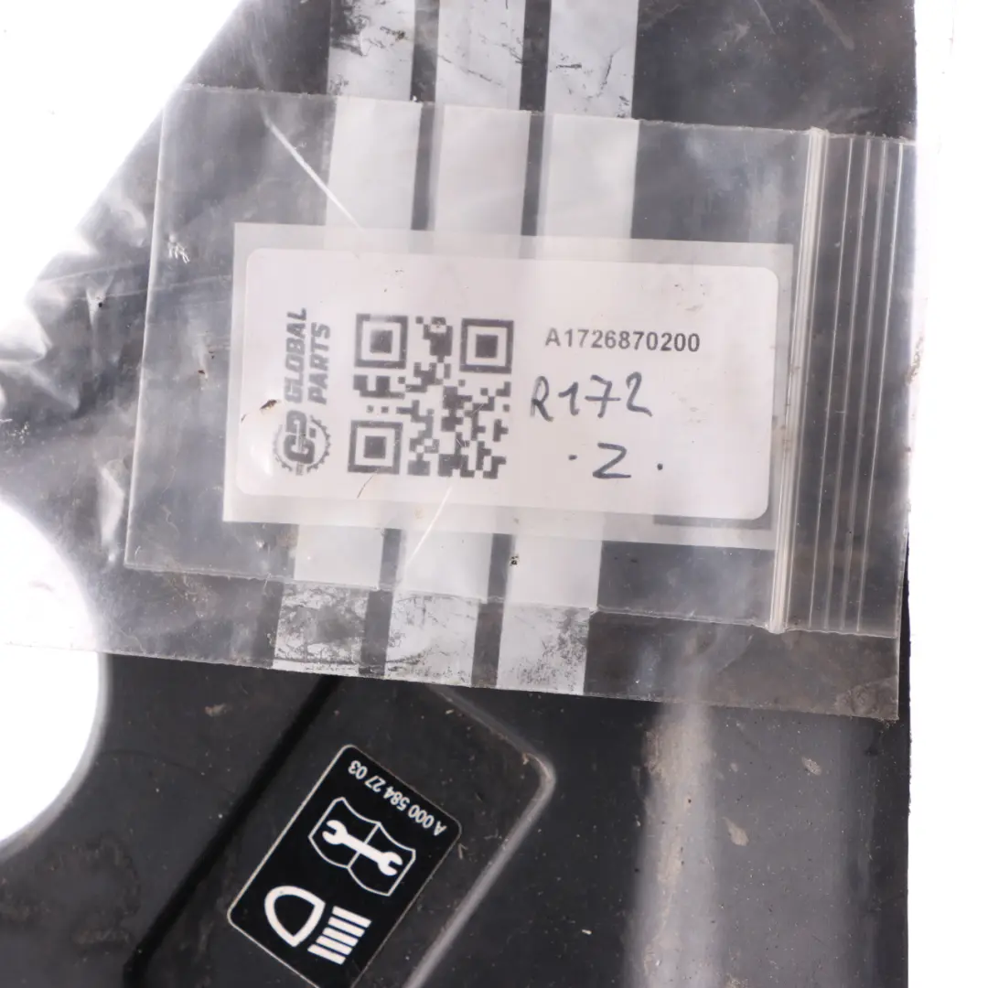Compartment Cover Right O/S Reinforcement to Mercedes R172 Engine with Part number A1726870200 Mercedes R172 Engine Compartment Cover Right O/S Reinforcement - SKU A1726870200 - Part number A1726870200
