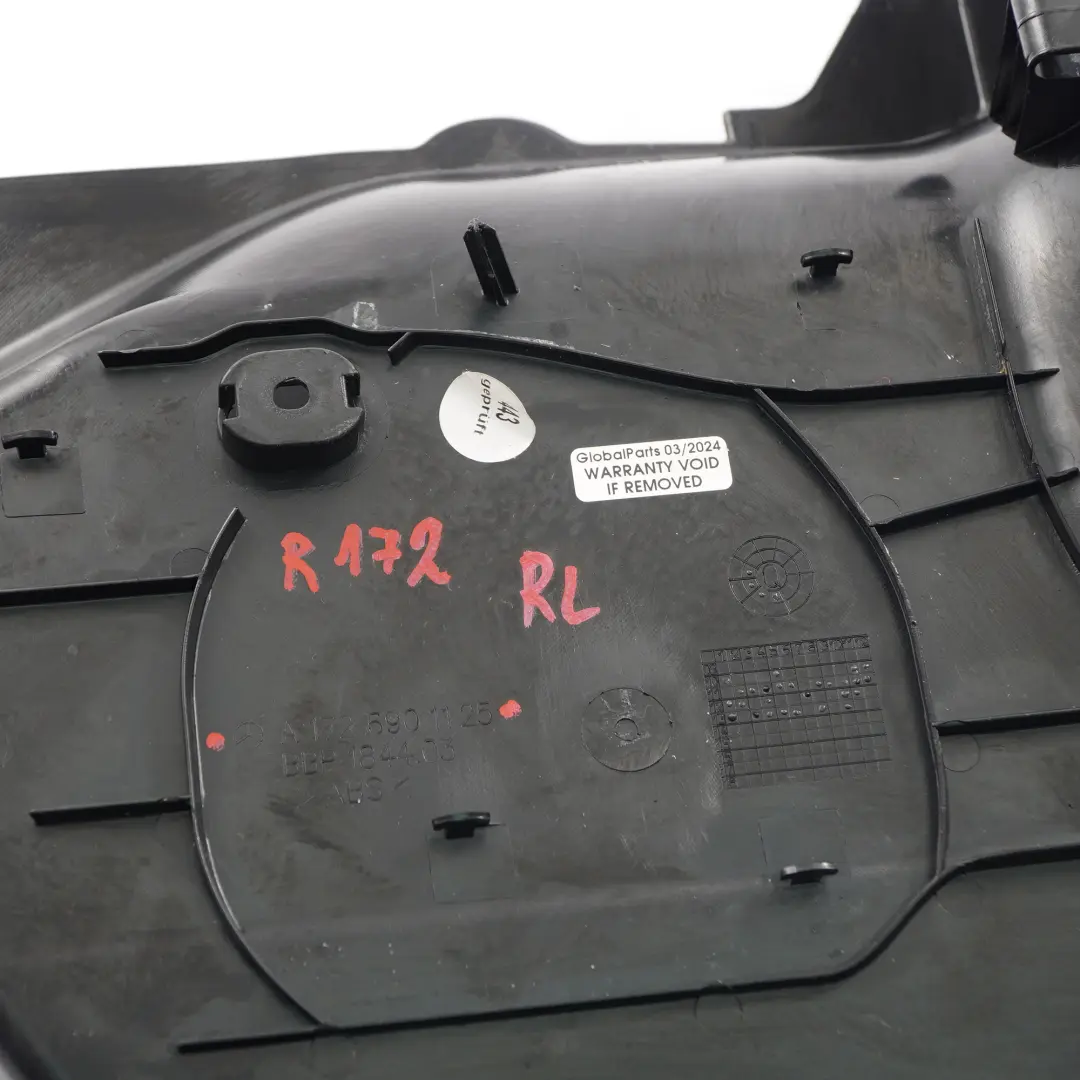 Pillar Cover Lower Left N/S Front Interior Trim to Mercedes SLK R172 A with Part number A1726901125 Mercedes SLK R172 A Pillar Cover Lower Left N/S Front Interior Trim - SKU rhd-A1726901125 - Part number A1726901125