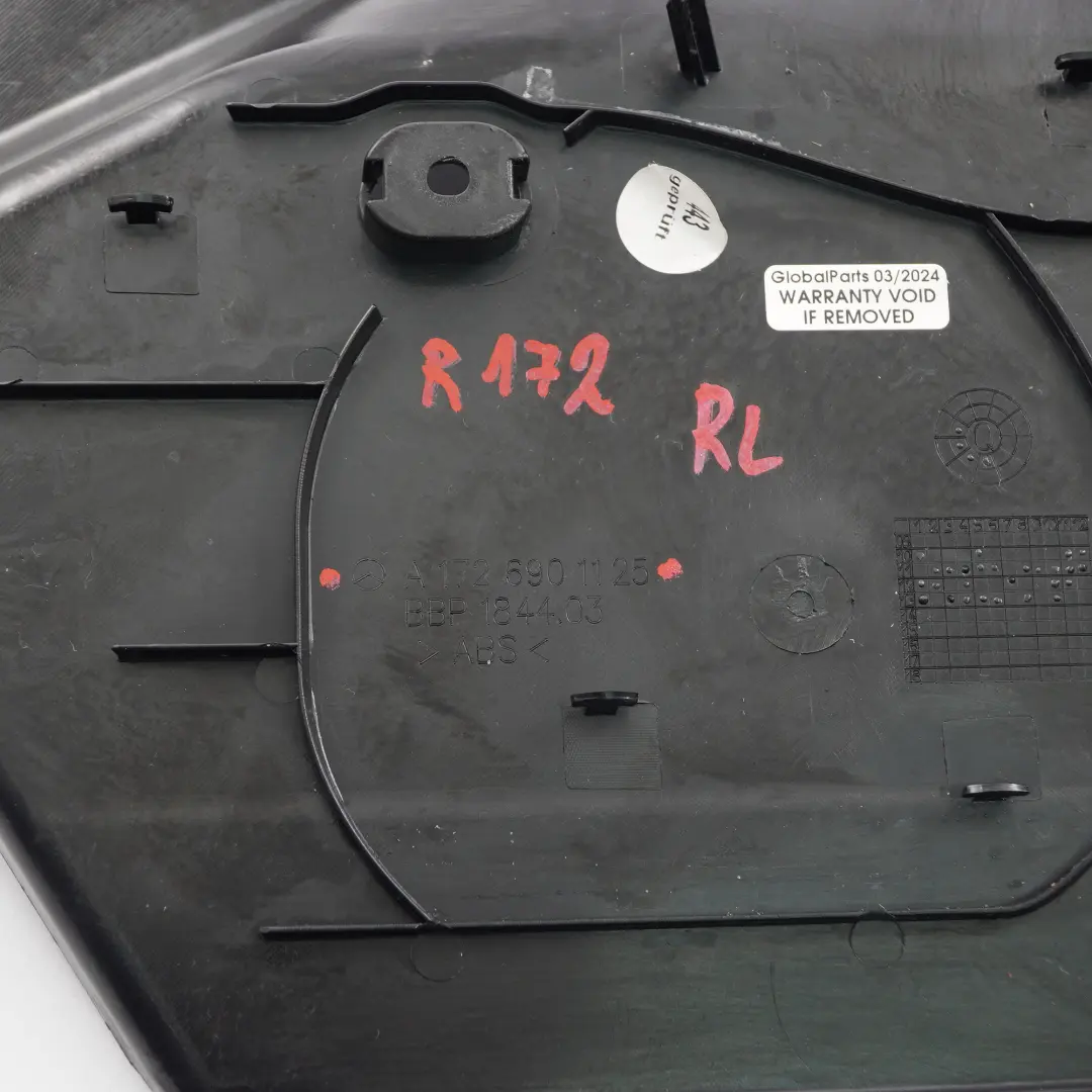 Mercedes SLK R172 A Pillar Cover Lower Left N/S Front Interior Trim - SKU rhd-A1726901125 - Part number A1726901125