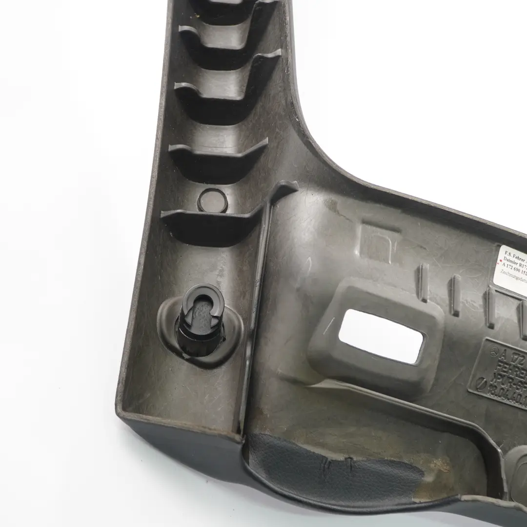 Mercedes SLK R172 A-Pillar Interior Columna Tapa Izquierda Negro - SKU A1726901525 - Número de pieza A1726901525