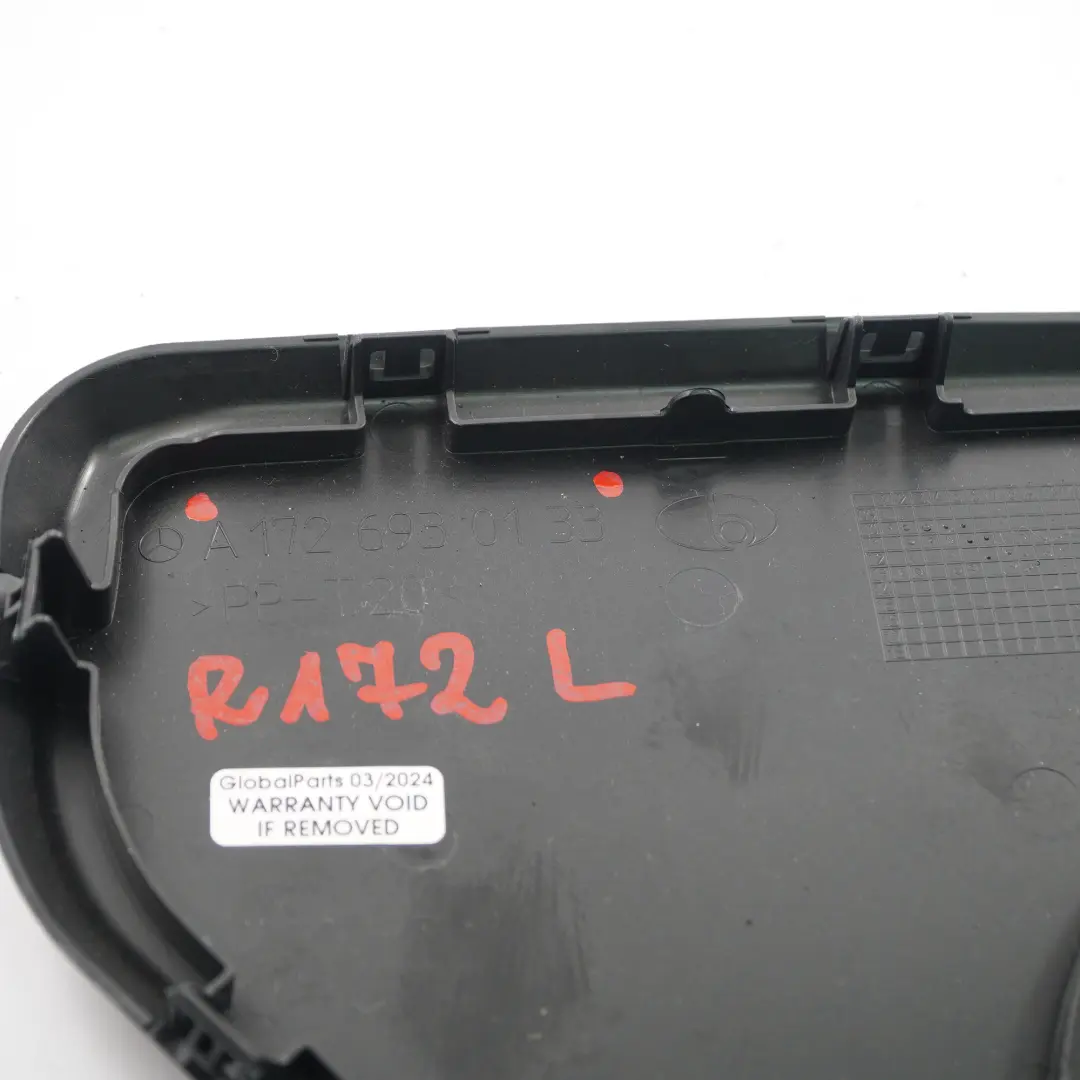Cover Mercedes SLK R172 Trunk Lid Inside Trim Cover Left N/S Black - SKU A1726930133 - Part number A1726930133