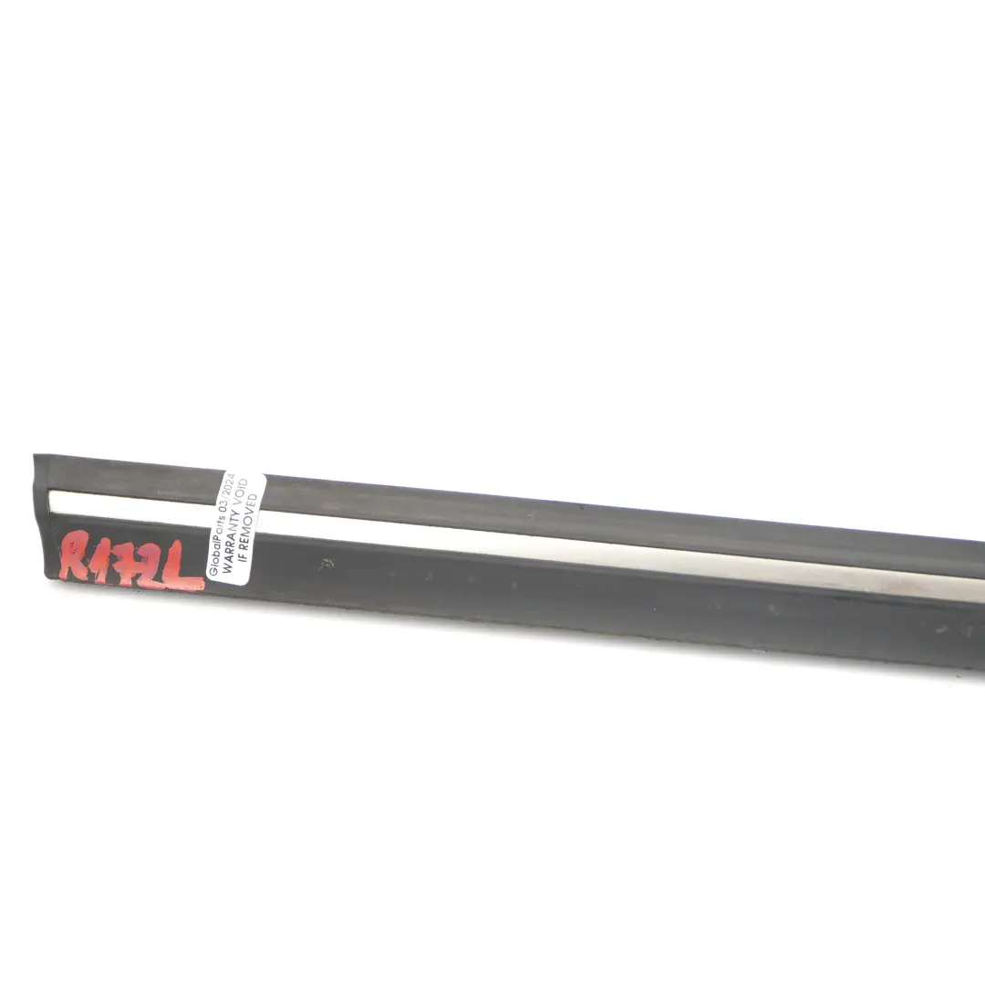 Window Rail Seal Left N/S Sealing Strip Trim to Mercedes SLK R172 with Part number A1727200124 Mercedes SLK R172 Window Rail Seal Left N/S Sealing Strip Trim - SKU A1727200124 - Part number A1727200124