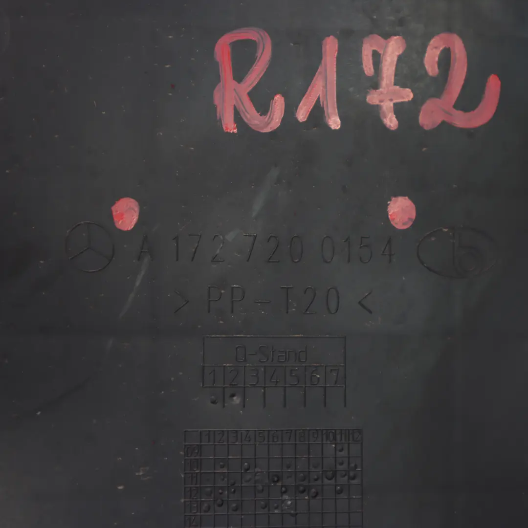 Embellecedor Puerta Delantera Izquierda Embellecedor para Mercedes R172 con número de pieza A1727200154 Mercedes R172 Embellecedor Puerta Delantera Izquierda Embellecedor - SKU A1727200154 - Número de pieza A1727200154