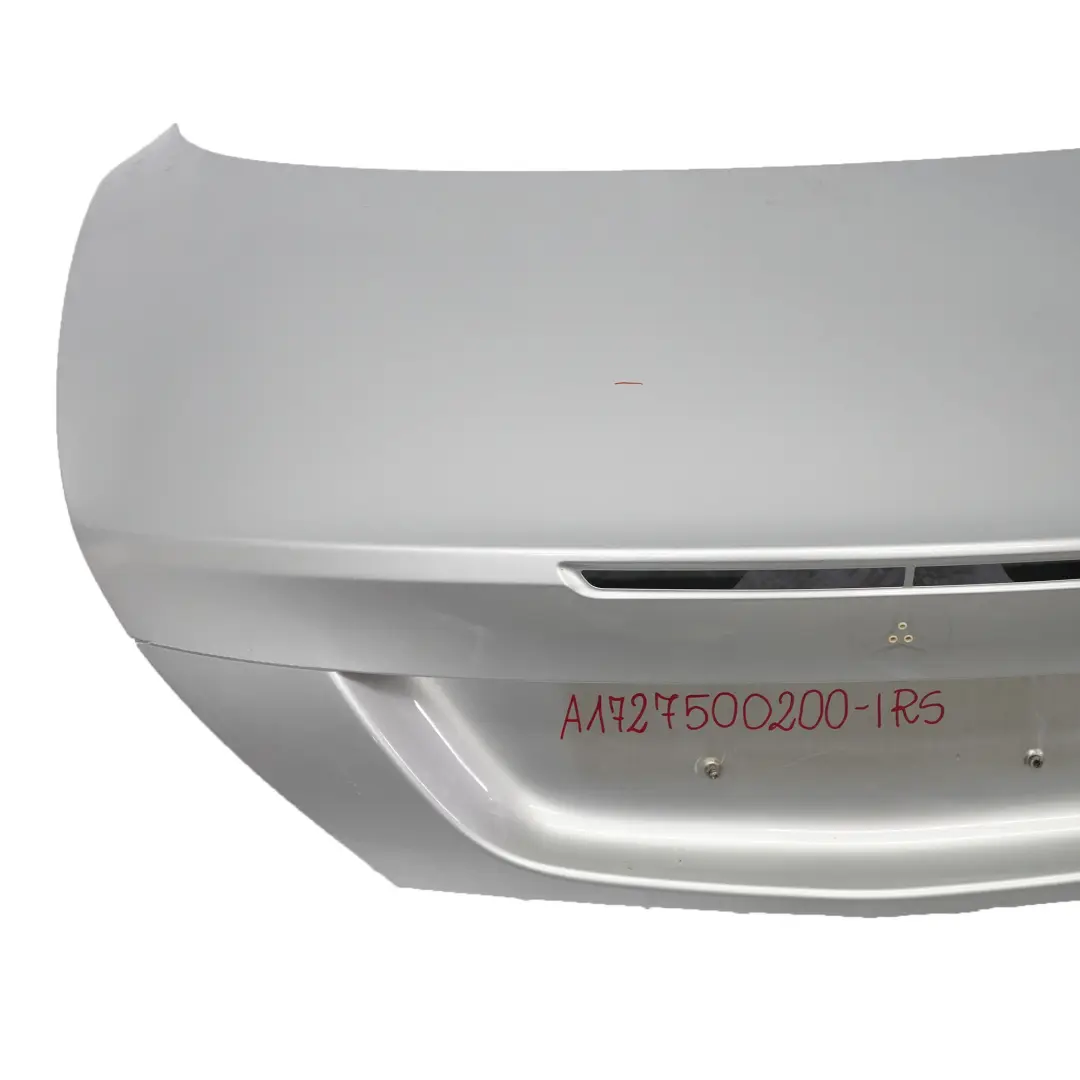 Boot Trunk Lid Tailgate Panel Saloon Iridium Silver - 775 to Mercedes SLK R172 with Part number A1727500200 Mercedes SLK R172 Boot Trunk Lid Tailgate Panel Saloon Iridium Silver - 775 - SKU A1727500200-IRS - Part number A1727500200