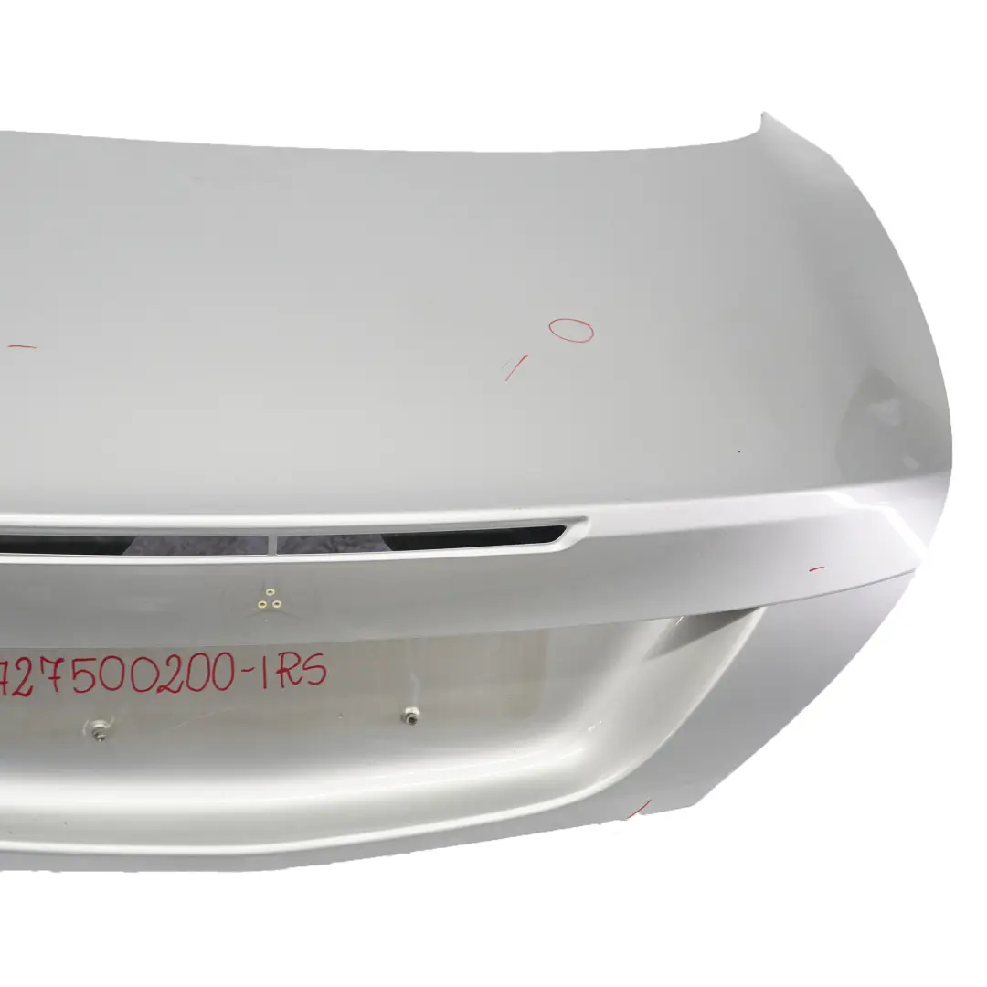 Boot Trunk Lid Tailgate Panel Saloon Iridium Silver - 775 to Mercedes SLK R172 with Part number A1727500200 Mercedes SLK R172 Boot Trunk Lid Tailgate Panel Saloon Iridium Silver - 775 - SKU A1727500200-IRS - Part number A1727500200