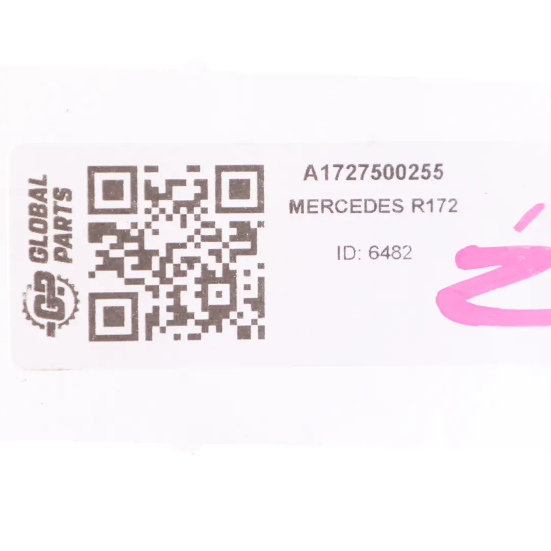 Lid Guide Plate Right O/S to Mercedes SLK R172 Rear Tailgate Hatch with Part number A1727500255 Mercedes SLK R172 Rear Tailgate Hatch Lid Guide Plate Right O/S - SKU A1727500255 - Part number A1727500255
