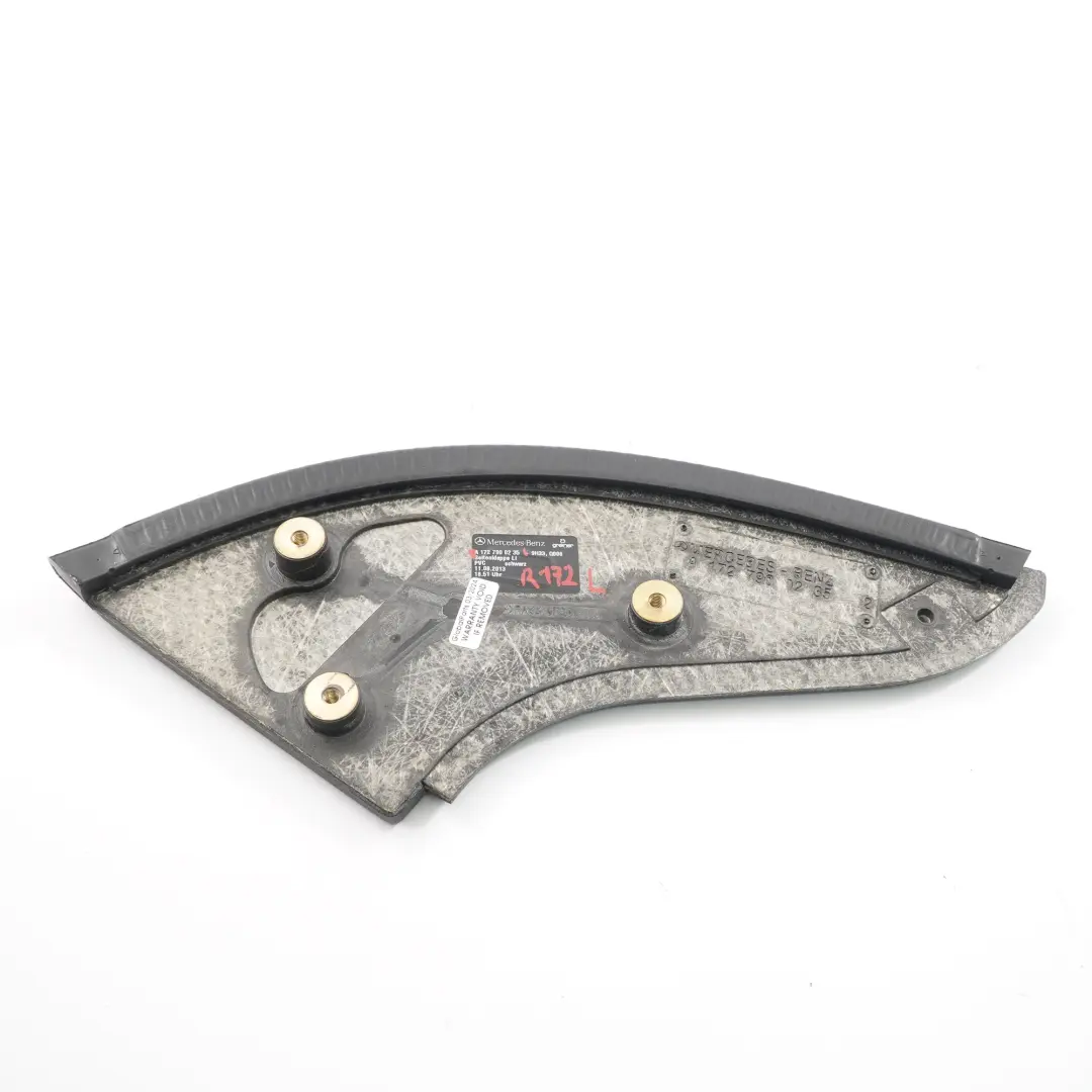 Cover Mercedes SLK R172 Roadster Rear Shelf Left N/S Panel Black - SKU A1727900235 - Part number A1727900235