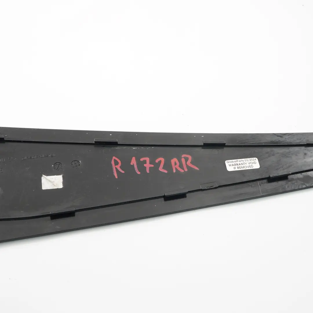 Säule Abdeckung hinten rechts Panel Trim für Mercedes SLK R172 C mit Teilenummer A1727950055 Mercedes SLK R172 C Säule Abdeckung hinten rechts Panel Trim - SKU A1727950055 - Teilenummer A1727950055