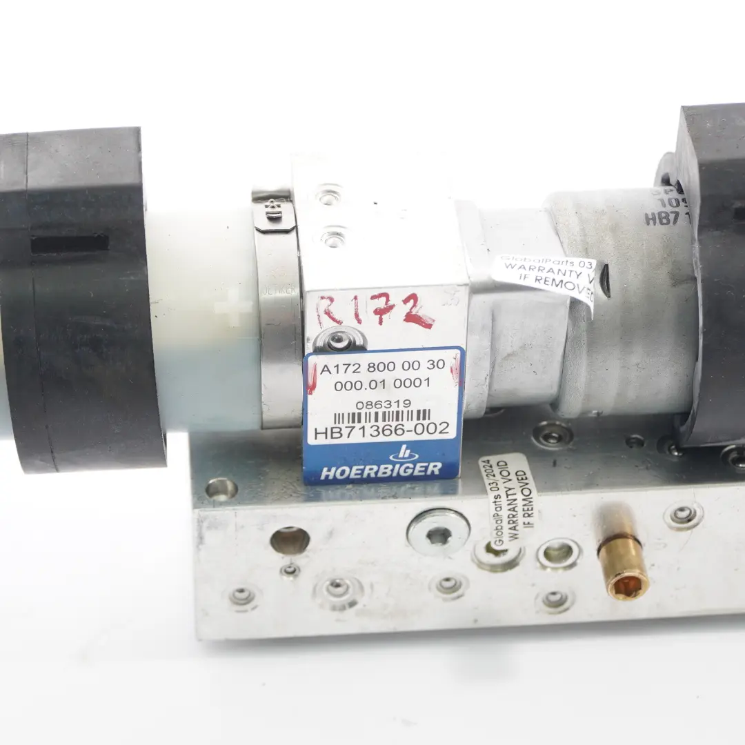 Hydraulik einheit Dach motor Pumpe oben A1728000030 für Mercedes SLK R172 Cabrio mit Teilenummer A1728050024 Mercedes SLK R172 Cabrio Hydraulik einheit Dach motor Pumpe oben A1728000030 - SKU A1728050024 - Teilenummer A1728050024