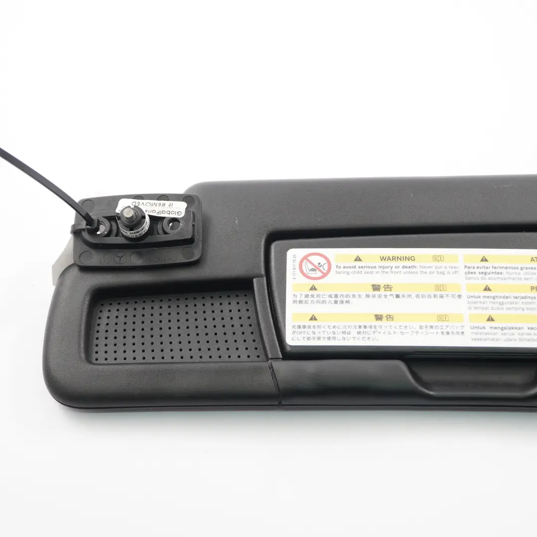 Sonnenblende Spiegel Panel Sonnenblende Links chwarz für Mercedes SLK R172 mit Teilenummer A1728100910 Mercedes SLK R172 Sonnenblende Spiegel Panel Sonnenblende Links chwarz - SKU A1728100910 - Teilenummer A1728100910