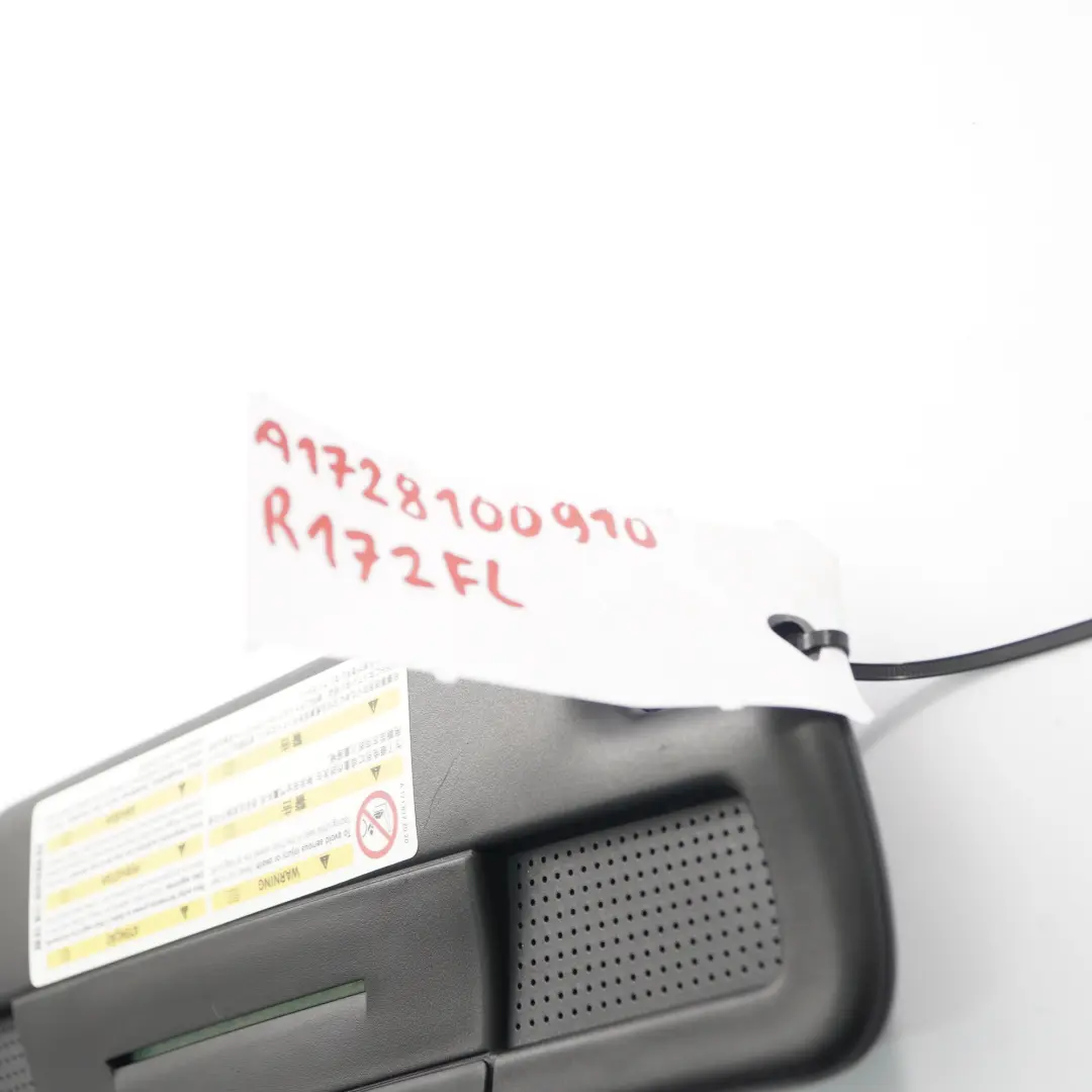 Mercedes SLK R172 Sun Visor Mirror Panel Sunvisor Left Cover Black - SKU A1728100910 - Part number A1728100910