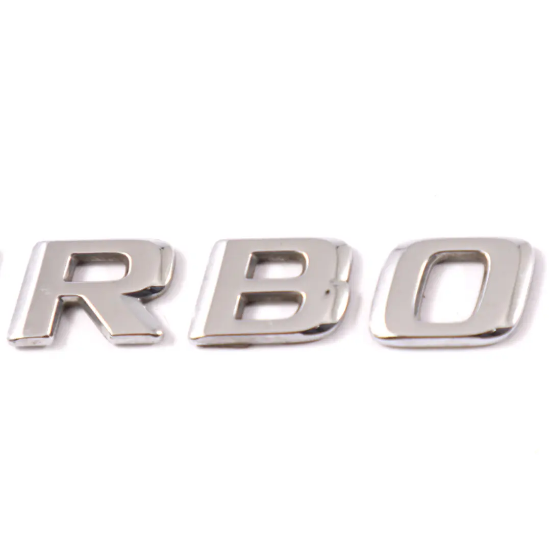 Emblema Copertura Trim Cromo Baule Posteriore BI TURBO per Mercedes R172 con numero di parte A1728172600 Mercedes R172 Emblema Copertura Trim Cromo Baule Posteriore BI TURBO - SKU A1728172600 - Numero di parte A1728172600