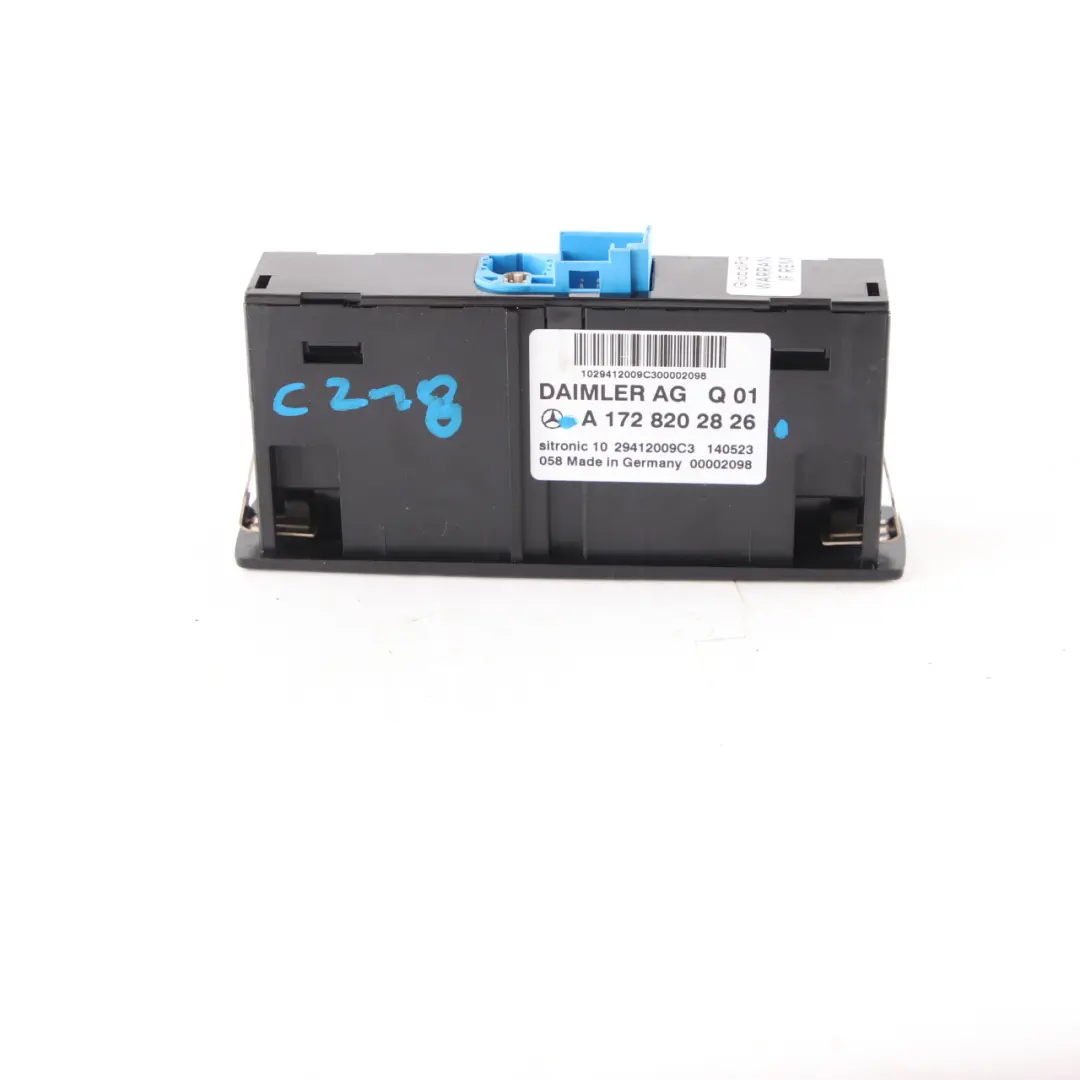 USB Port Mercedes W176 W207 W212 W246 Socket Plug Connector Unit  - SKU A1728202826 - Part number A1728202826
