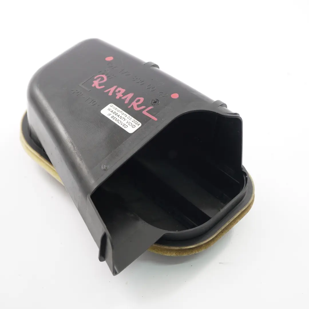 Aleta de ventilación trasera izquierda para Mercedes SLK R172 Roadster con número de pieza A1728300042 Mercedes SLK R172 Roadster Aleta de ventilación trasera izquierda - SKU A1728300042 - Número de pieza A1728300042