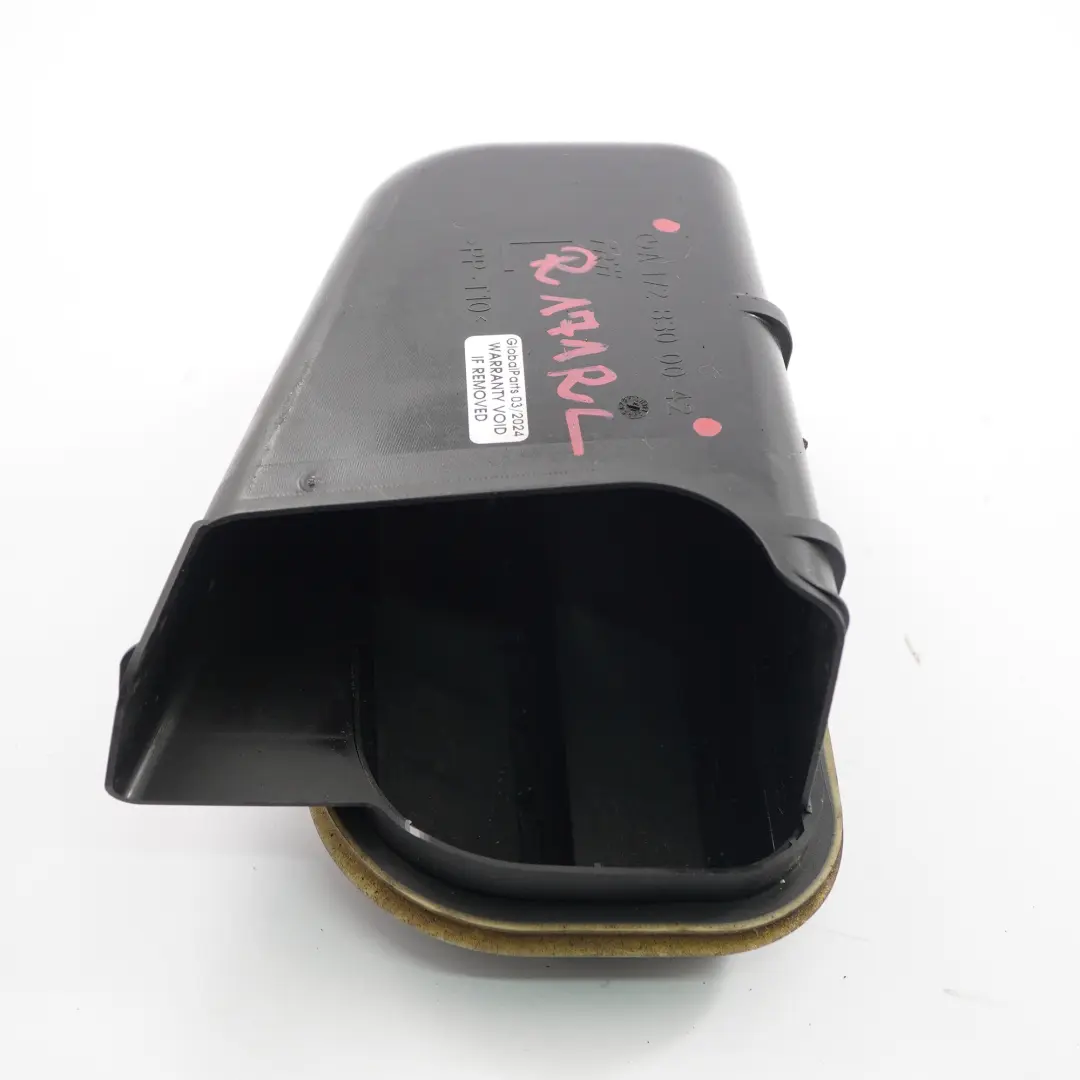 Aleta de ventilación trasera izquierda para Mercedes SLK R172 Roadster con número de pieza A1728300042 Mercedes SLK R172 Roadster Aleta de ventilación trasera izquierda - SKU A1728300042 - Número de pieza A1728300042