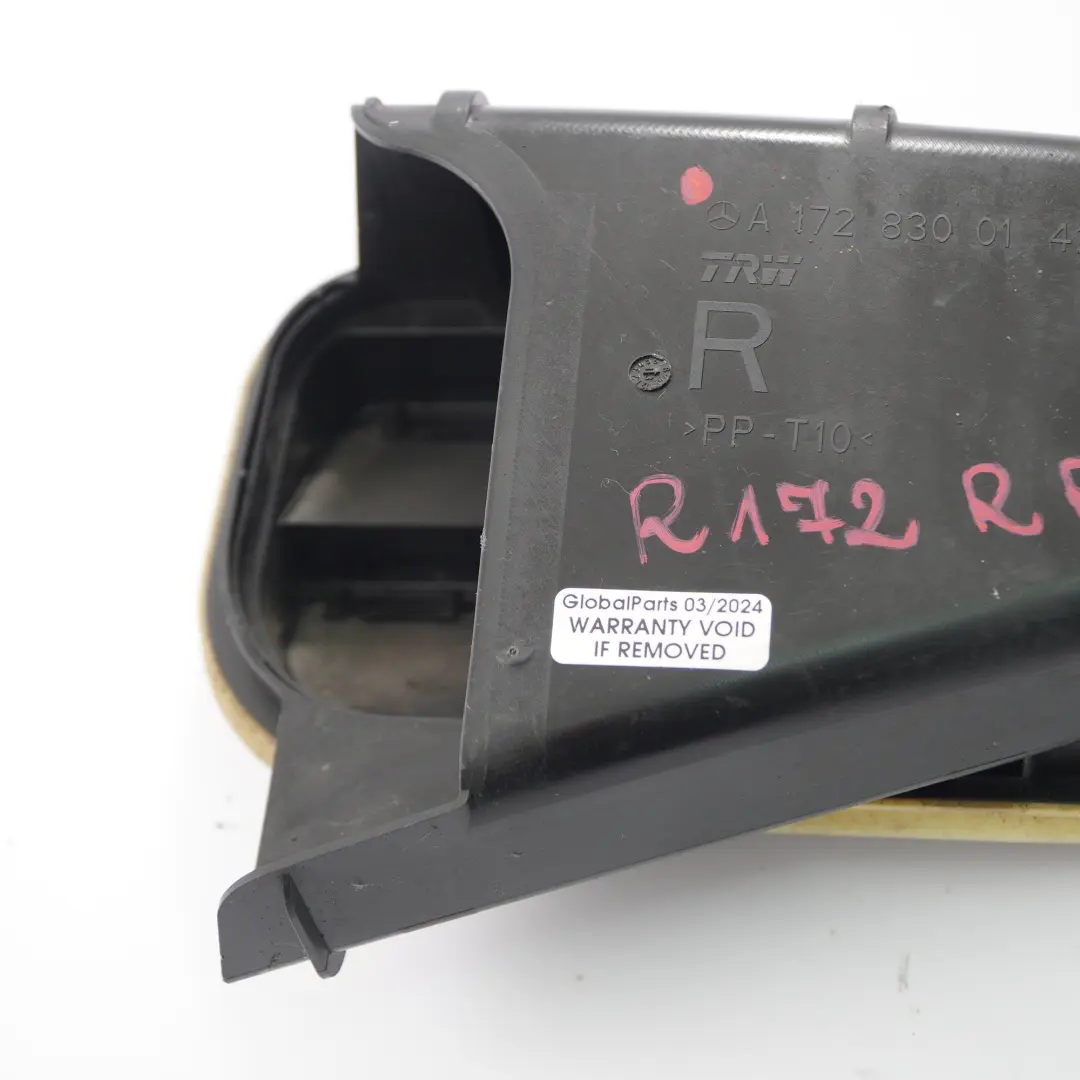 Mercedes SLK R172 Roadster Hintere Stoßstange Lüftungsklappe Rechts - SKU A1728300142 - Teilenummer A1728300142