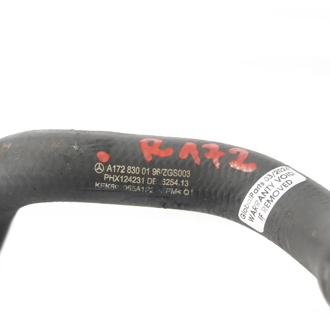 Tuyau refroidissement Mercedes SLK R172 Essence M271 Ligne chauffage pour à propos du numéro de pièce A1728300196 Tuyau refroidissement Mercedes SLK R172 Essence M271 Ligne chauffage - SKU A1728300196 - Numéro de pièce A1728300196