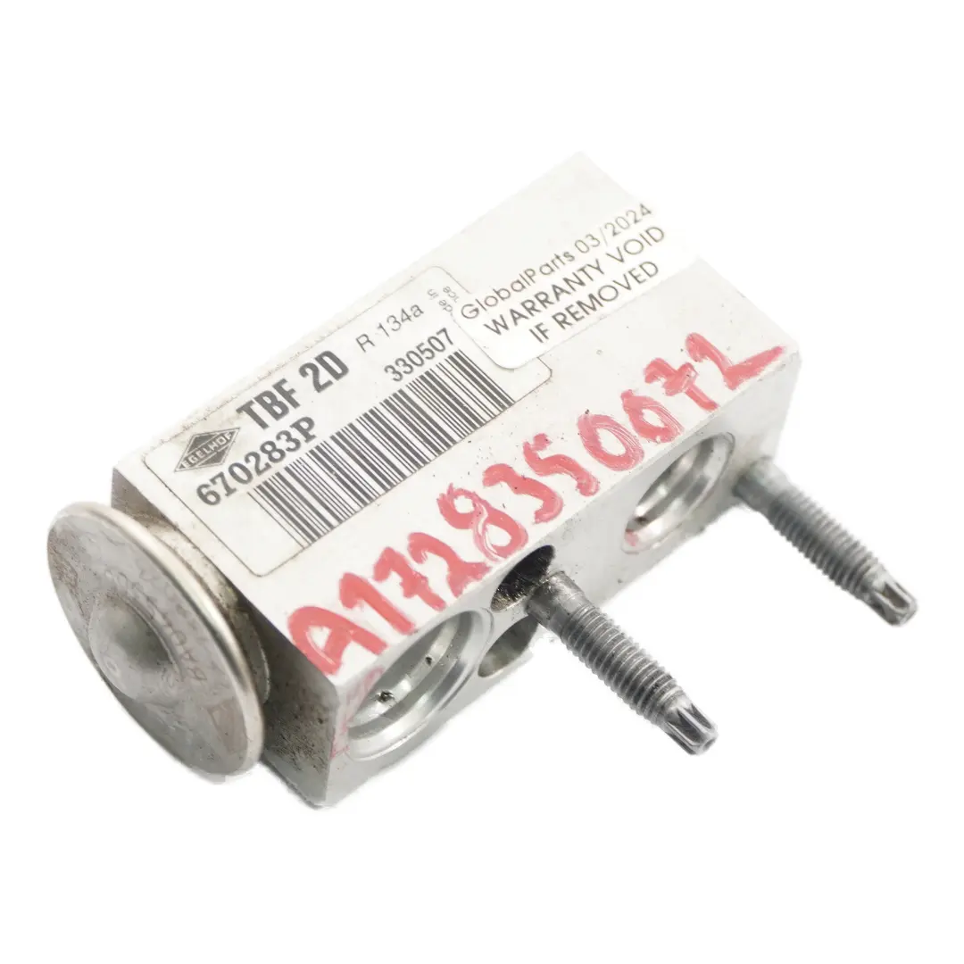Expansion Valve Mercedes SLK R172 Air Conditioning A/C Valve to with Part number A1728350072 Expansion Valve Mercedes SLK R172 Air Conditioning A/C Valve - SKU A1728350072 - Part number A1728350072