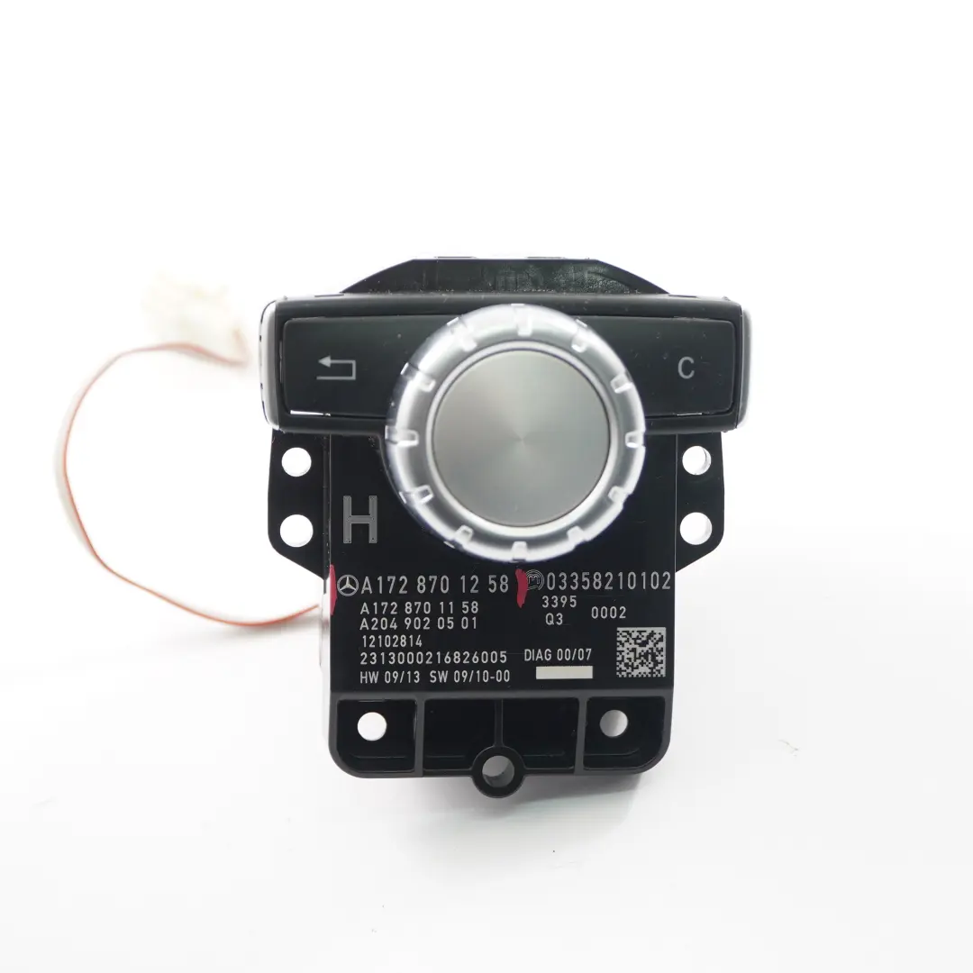 Interruttore a pulsante del pannello di controllo audio Comand per Mercedes SLK R172 con numero di parte A1728701258 Mercedes SLK R172 Interruttore a pulsante del pannello di controllo audio Comand - SKU A1728701258 - Numero di parte A1728701258