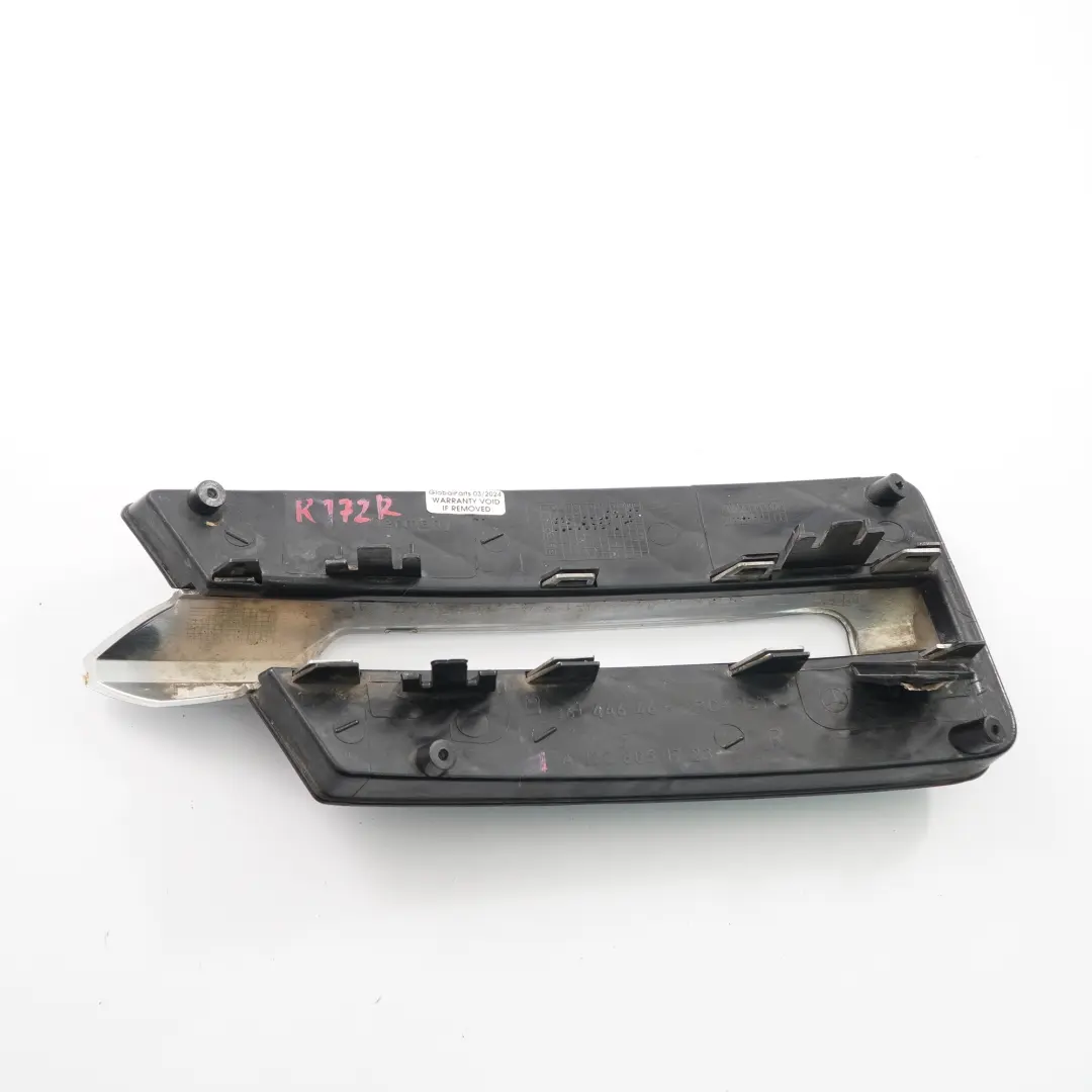 Pare-chocs Avant Grille Cadre Lampe DRL Droite pour Mercedes SLK R172 à propos du numéro de pièce A1728851723 Mercedes SLK R172 Pare-chocs Avant Grille Cadre Lampe DRL Droite - SKU A1728851723 - Numéro de pièce A1728851723