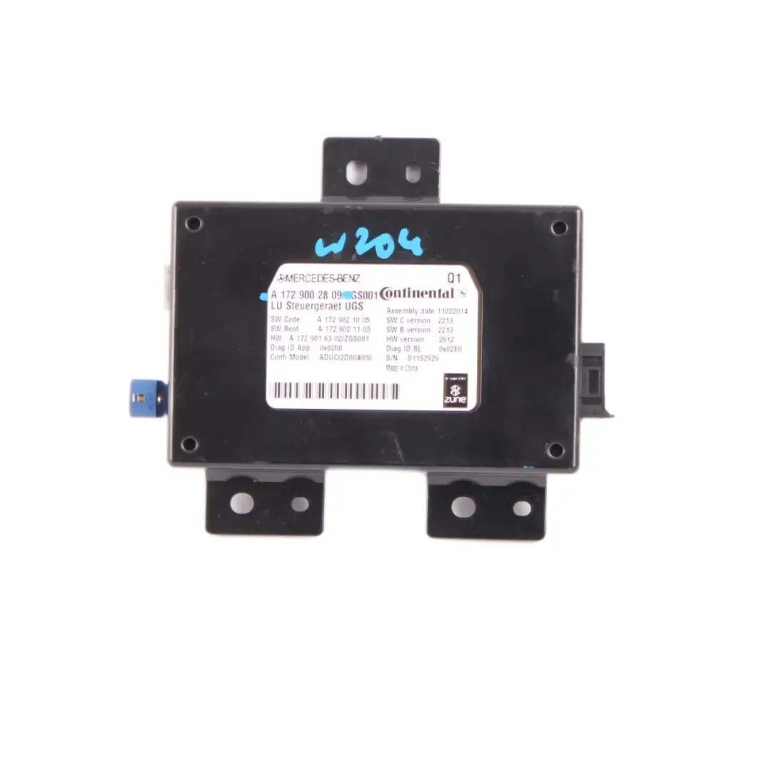 Mercedes W176 W204 W212 Pre Collision Cruise Control Radar Sensor - SKU A1729002809 - Part number A1729002809