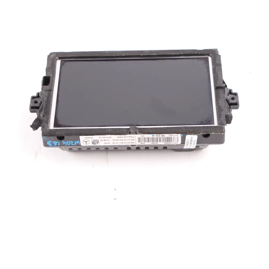  Displayanzeige Mercedes W166 W204 Navigation Armaturenbrett - SKU A1729003904 - Teilenummer A1729003904