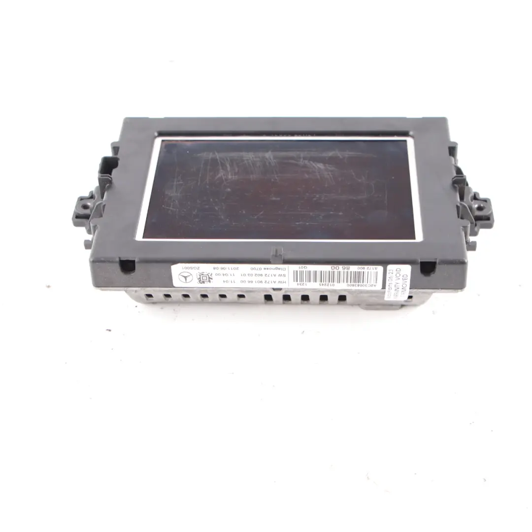 Mercedes W204 Schermo Display Multifunzione Navigazione Cruscotto - SKU A1729004004 - Numero di parte A1729004004