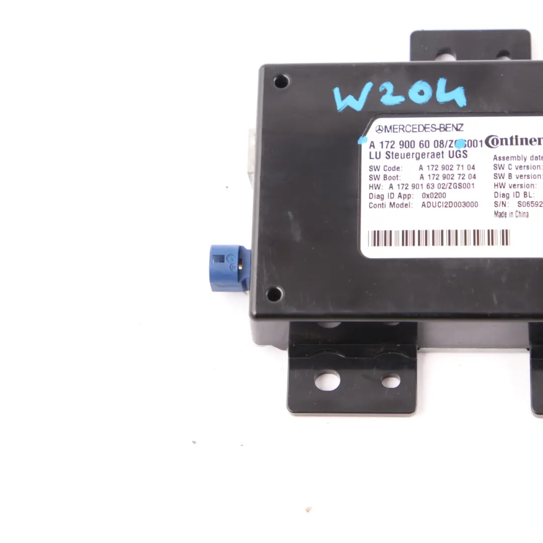 Mercedes W204 W212 W176 Moduł Sterownik Interface - SKU A1729006008 - Numer Części A1729006008