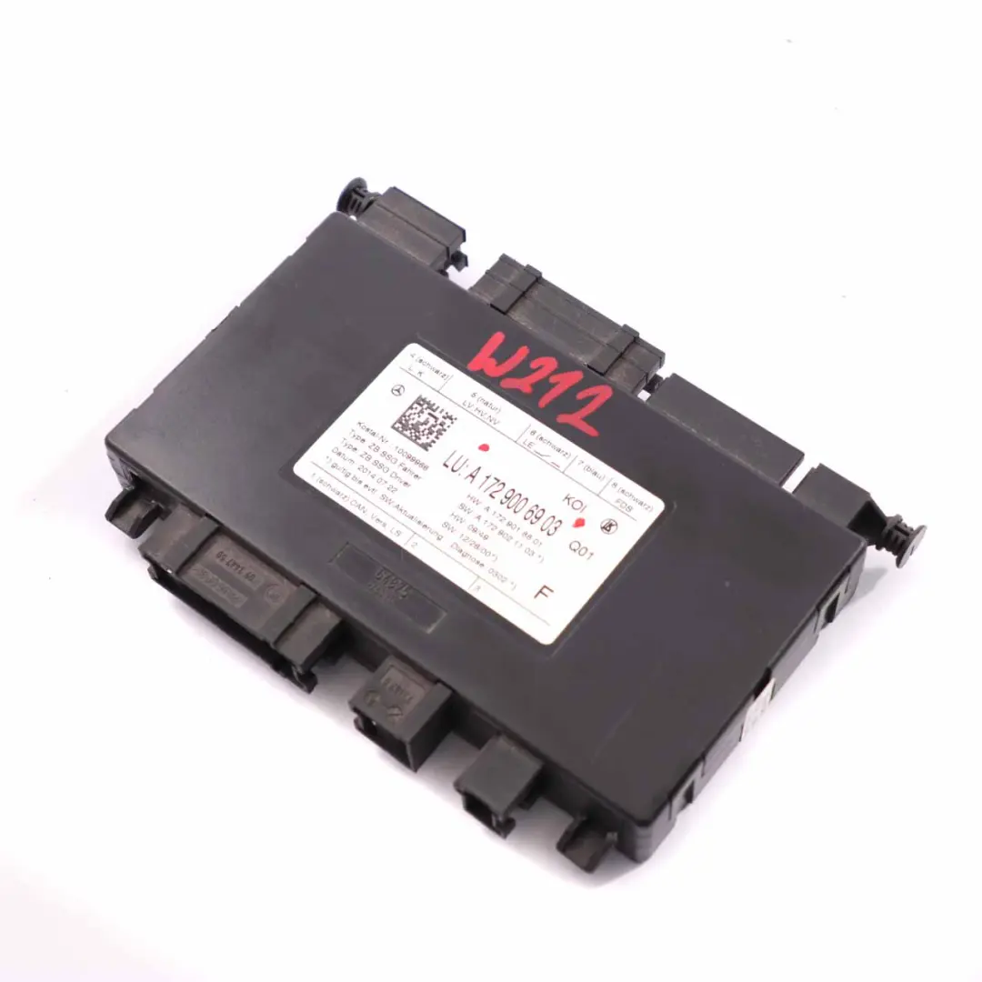 Seat Module Mercedes W204 W212 Control Unit Front Left Right N/O/S - SKU A1729006903 - Part number A1729006903