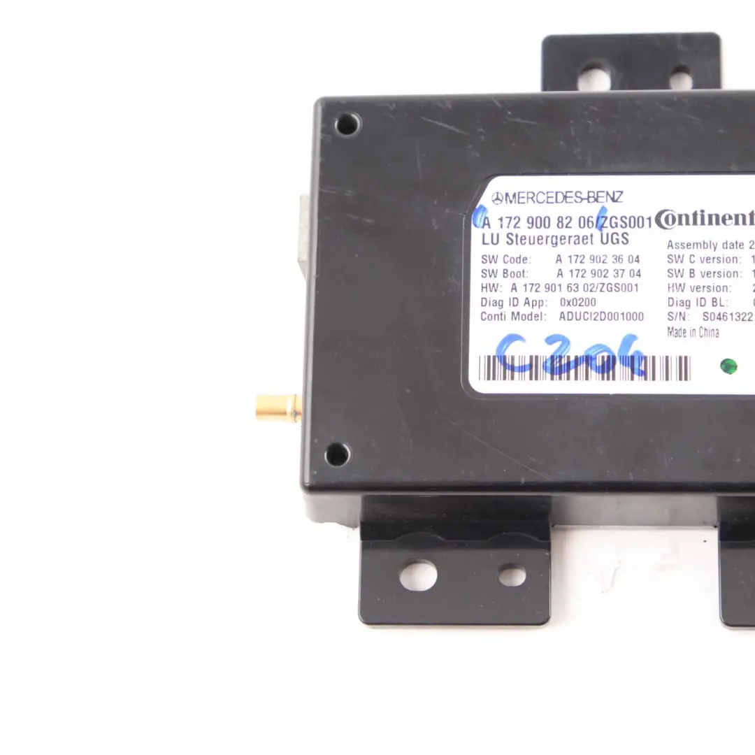 Modulo interfaccia Mercedes W176 W204 W212 Unità multimediale - SKU A1729008206 - Numero di parte A1729008206