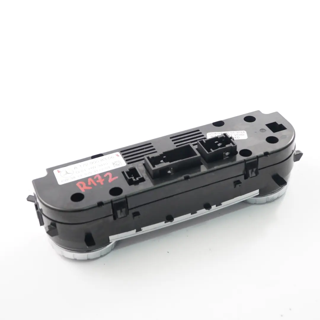Mercedes SLK R172 Air Conditioning Heater Blower Control Panel - SKU A1729008306 - Part number A1729008306