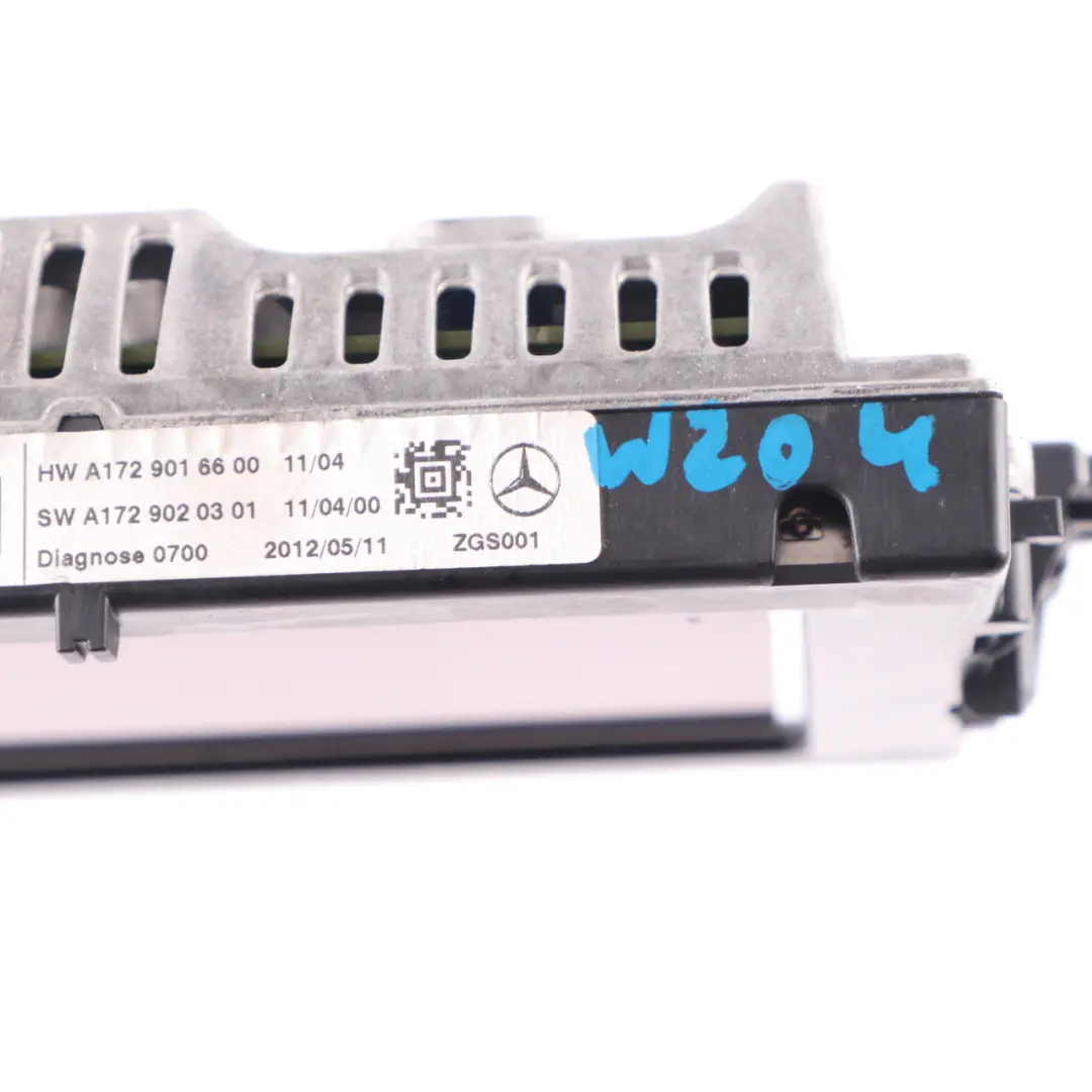 Display Screen Multimedia Navigation Dashboard Unit to Mercedes W204 with Part number A1729008600 Mercedes W204 Display Screen Multimedia Navigation Dashboard Unit - SKU A1729008600-1 - Part number A1729008600