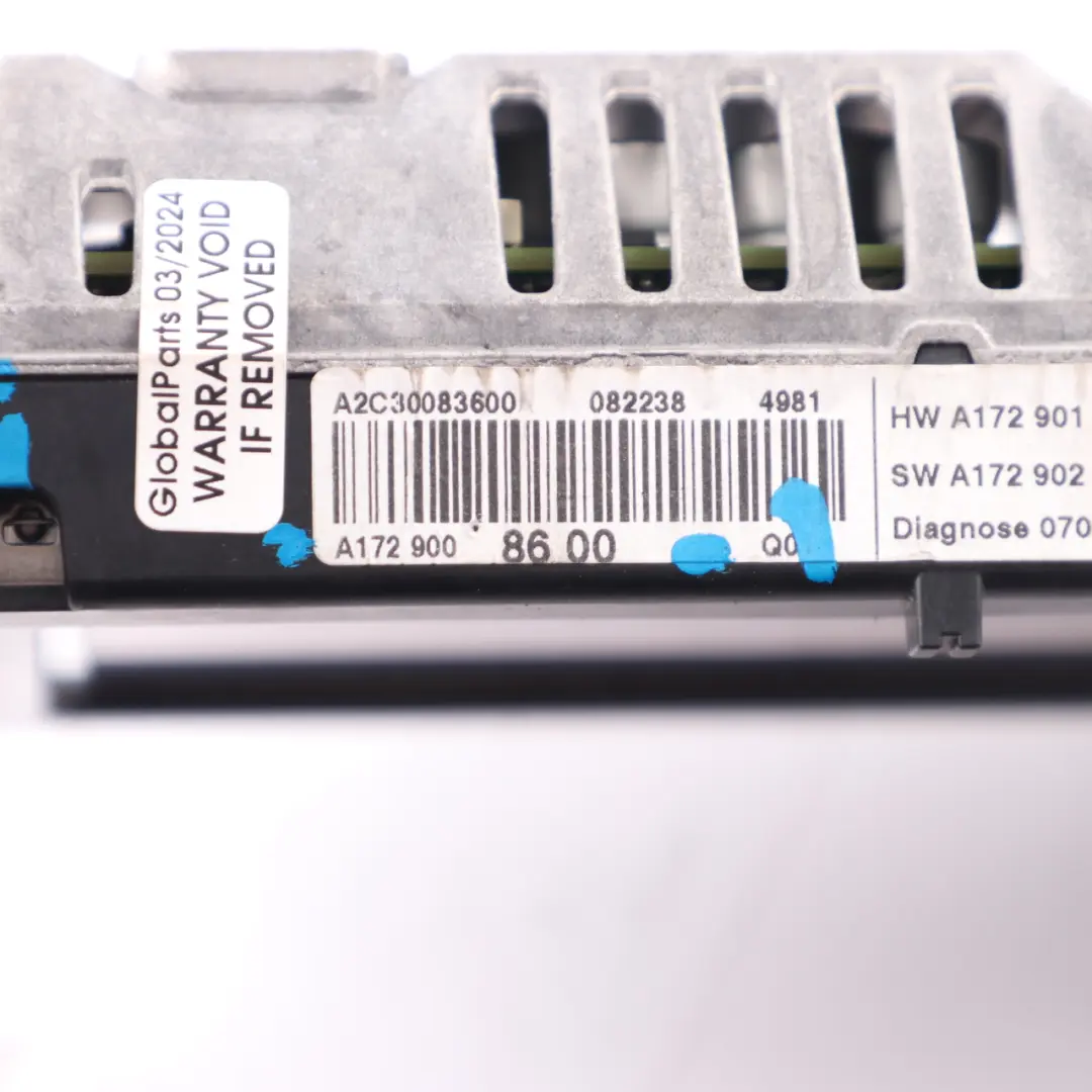 Display Screen Multimedia Navigation Dashboard Unit to Mercedes W204 with Part number A1729008600 Mercedes W204 Display Screen Multimedia Navigation Dashboard Unit - SKU A1729008600-1 - Part number A1729008600