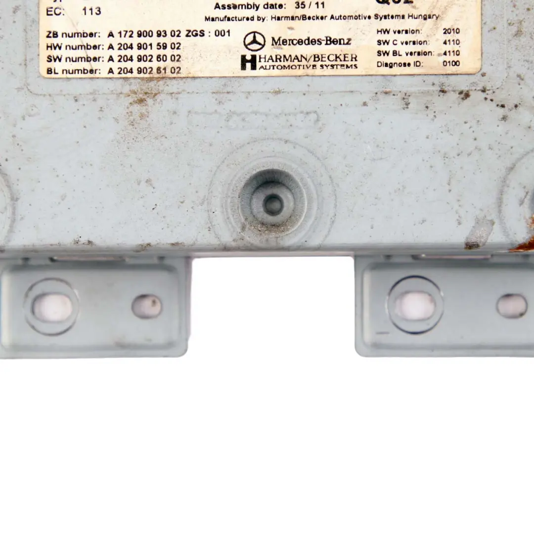Mercedes W212 W221 Media Interface Control Unit Module - SKU A1729009302 - Part number A1729009302