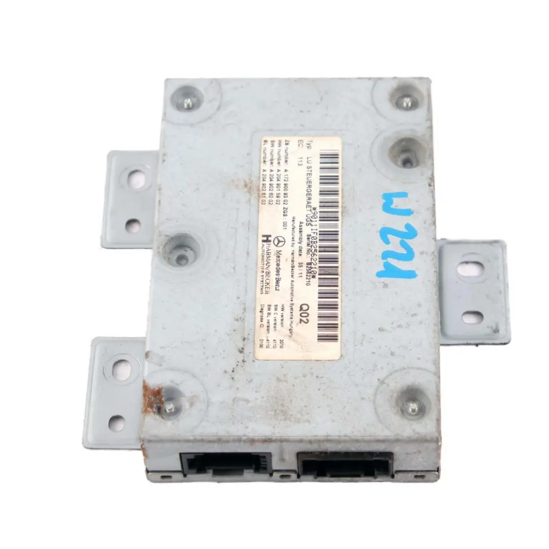 Modulo unità controllo interfaccia multimediale per Mercedes W212 W221 con numero di parte A1729009302 Mercedes W212 W221 Modulo unità controllo interfaccia multimediale - SKU A1729009302 - Numero di parte A1729009302