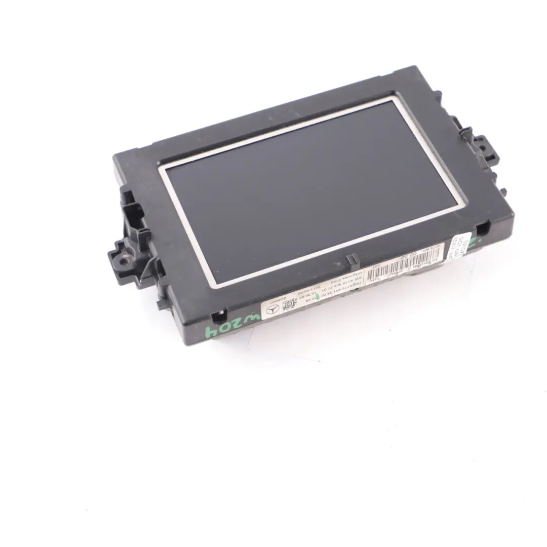 Mercedes W204 Ecran Sat Nav - SKU A1729012800 - Numéro de pièce A1729012800