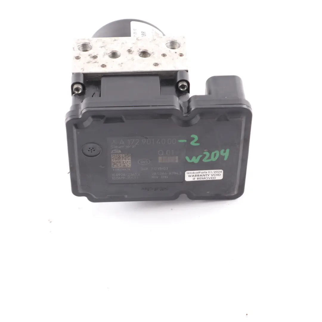 Brake Pump ABS ESP Hydraulic Braking Unit A1724312512 to Mercedes W204 with Part number A1729014000 Mercedes W204 Brake Pump ABS ESP Hydraulic Braking Unit A1724312512 - SKU A1729014000-2 - Part number A1729014000