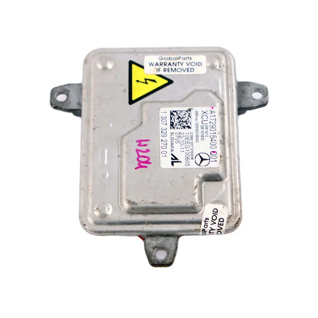 Modulo Di Controllo Della Centralina Fari Allo Xeno per Mercedes W204 con numero di parte A1729015400 Mercedes W204 Modulo Di Controllo Della Centralina Fari Allo Xeno - SKU A1729015400 - Numero di parte A1729015400