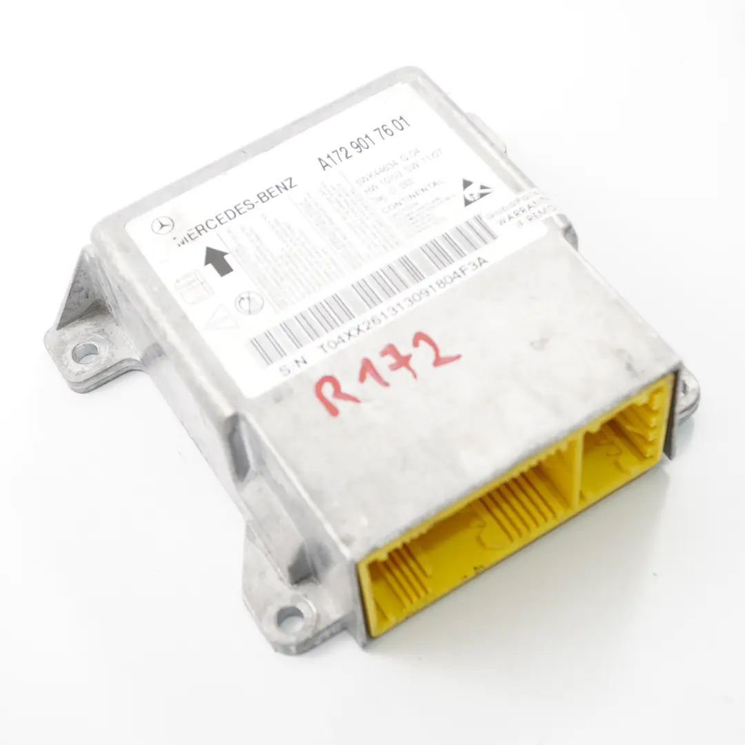 Modulo aria anteriore SRS Unità di controllo ECU per Mercedes SLK R172 con numero di parte A1729017601 Mercedes SLK R172 Modulo aria anteriore SRS Unità di controllo ECU - SKU A1729017601 - Numero di parte A1729017601