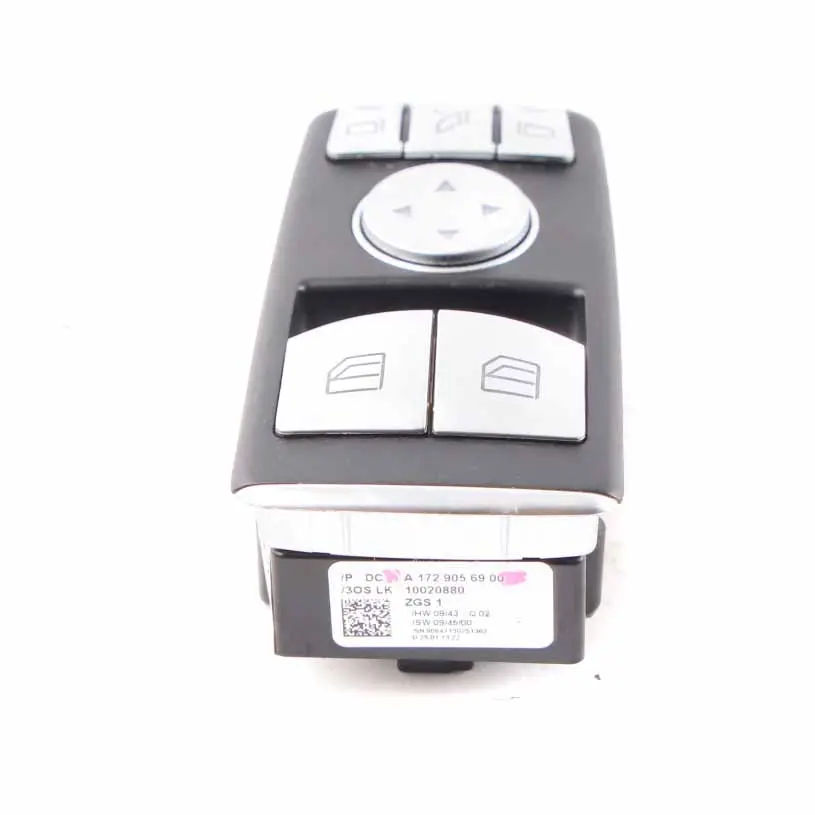 Window Lifter Switch Driver's Side Power Fold to Mercedes W204 Coupe with Part number A1729056900 Mercedes W204 Coupe Window Lifter Switch Driver's Side Power Fold - SKU A1729056900-2 - Part number A1729056900