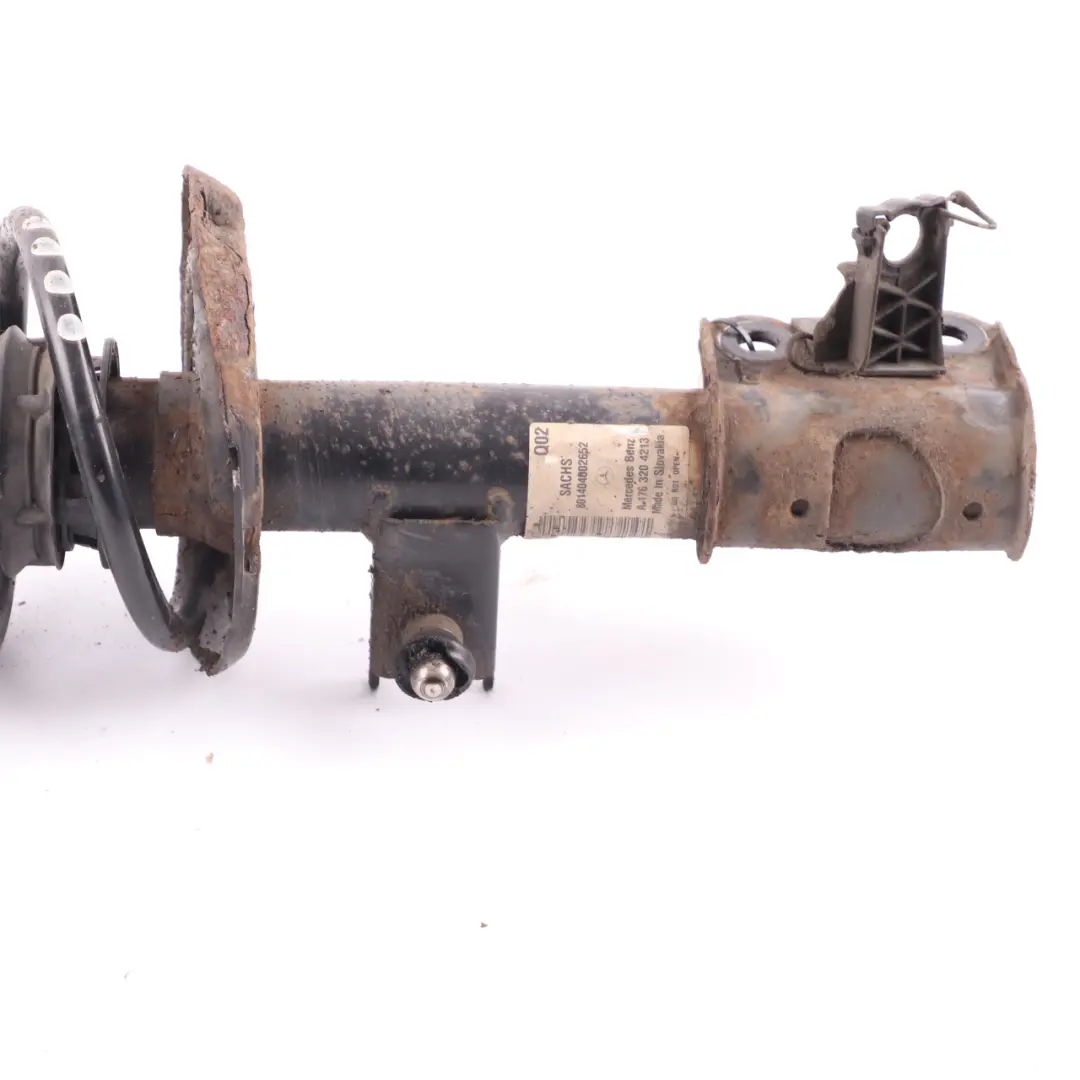 Molla puntone Mercedes W176 anteriore destra ammortizzatore per con numero di parte A1763204213 Molla puntone Mercedes W176 anteriore destra ammortizzatore - SKU A1763204213 - Numero di parte A1763204213